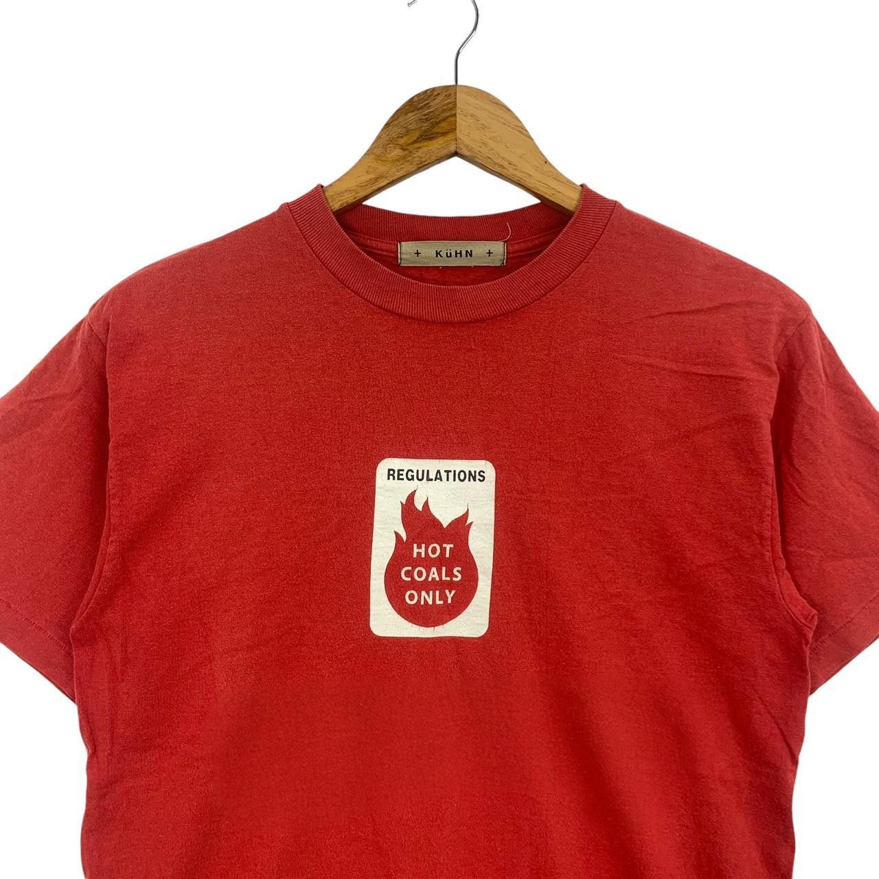 Vintage Vintage KUHN HOT COALS ONLY Regulation Tee Size US S / EU 44-46 / 1 - 5 Thumbnail