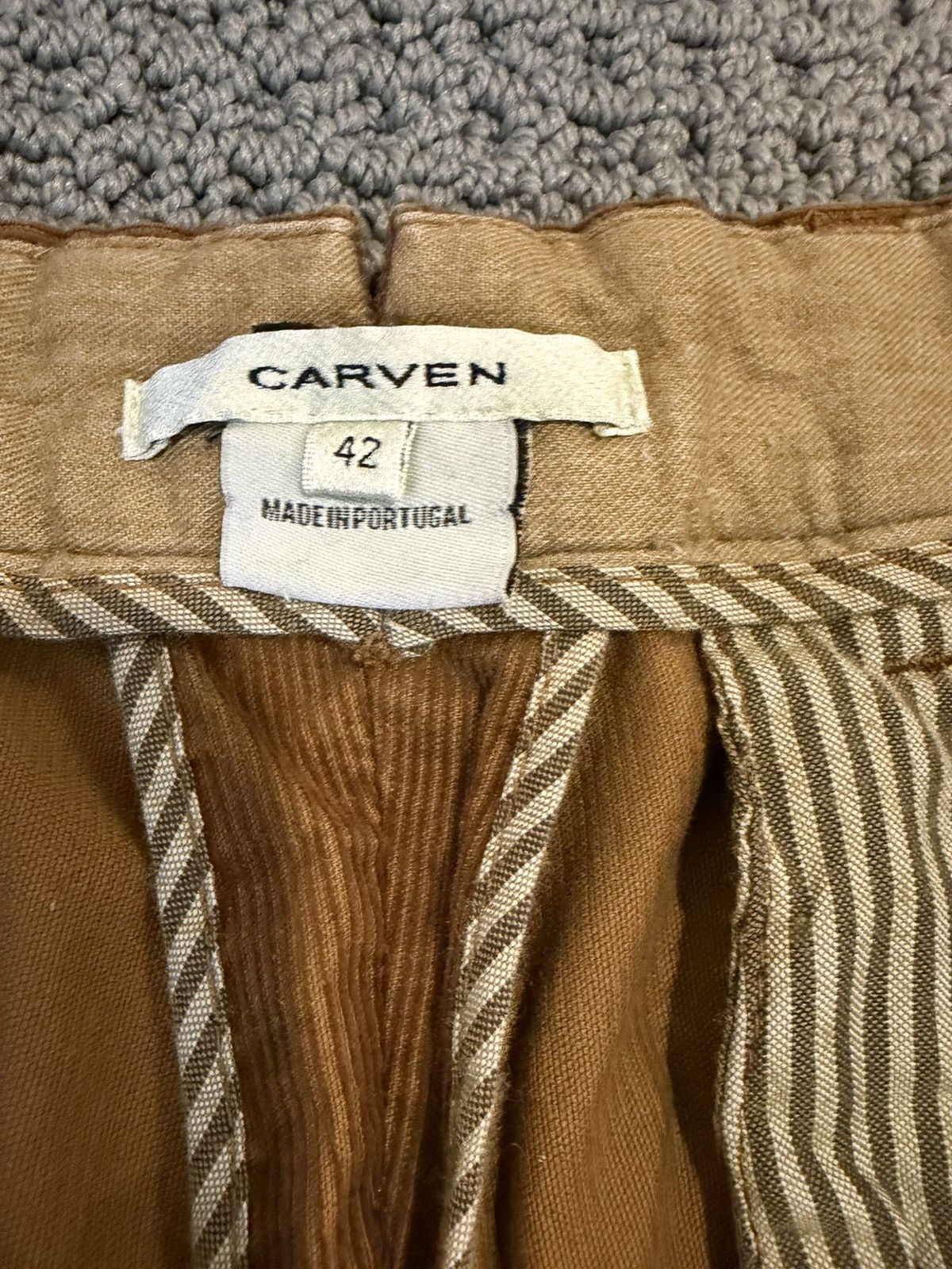 Carven Luxury French corduroy pants $500 new Size US 32 / EU 48 - 4 Thumbnail