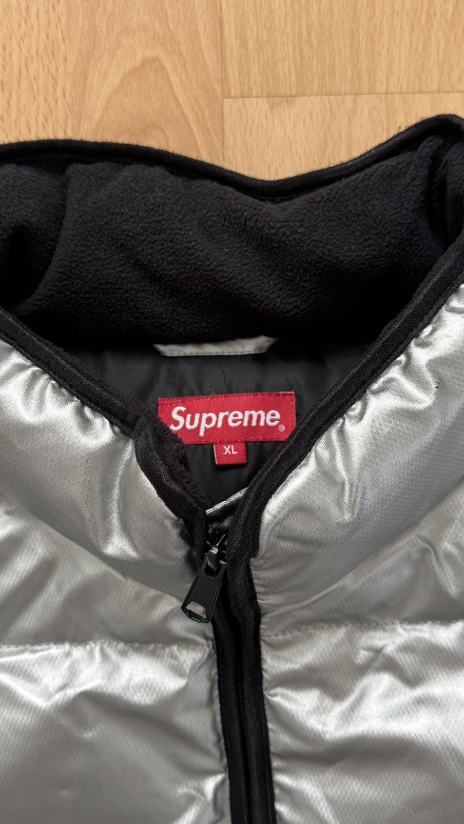 Supreme Supreme Reflective Sleeve Logo Puffy Jacket XL Size US XL / EU 56 / 4 - 7 Thumbnail