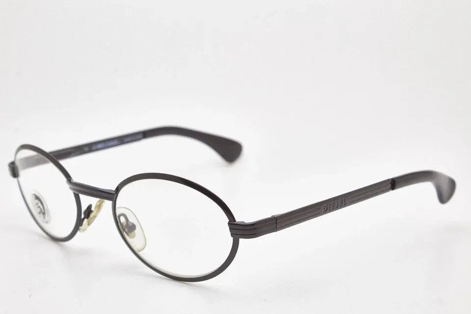 Diesel DIESEL Slim Black Oval Shades Retro IG Flex Size ONE SIZE - 2 Thumbnail