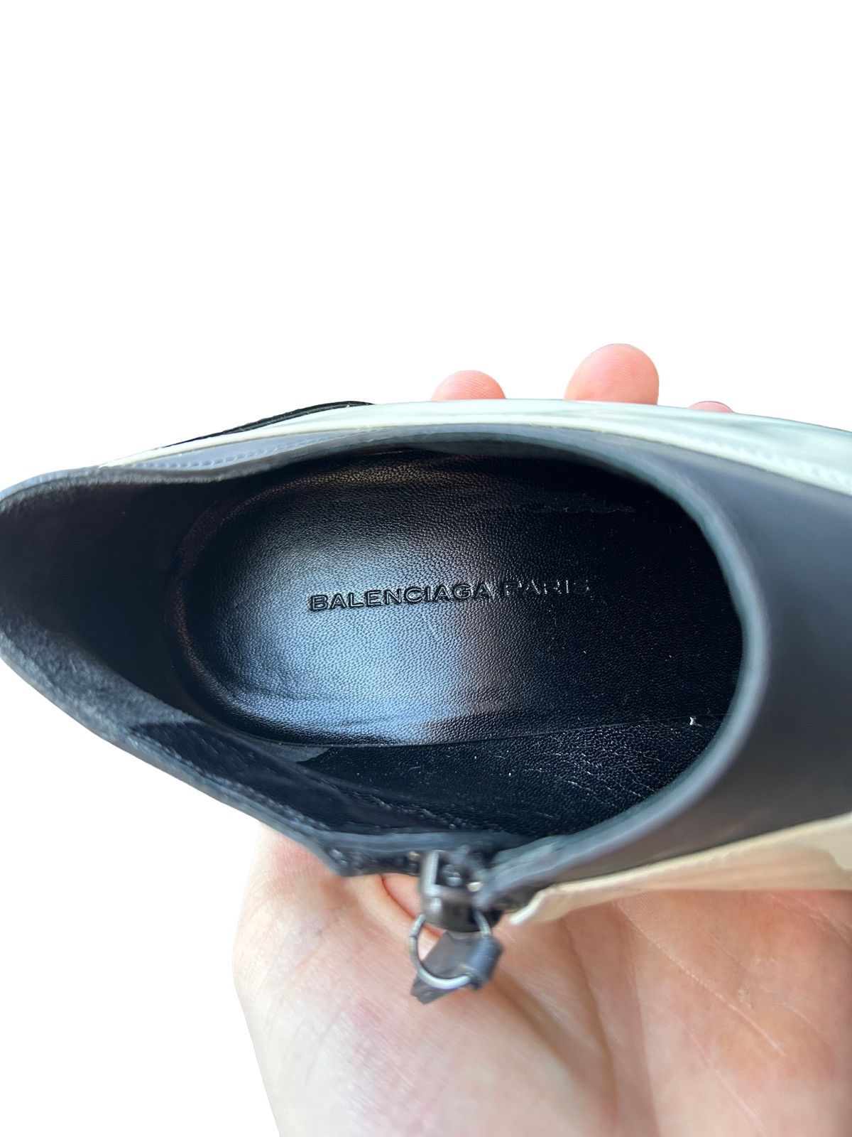 Balenciaga Balenciaga 2008 Futuristic Pointed Ankle Boots Size US 6 / IT 36 - 7 Thumbnail