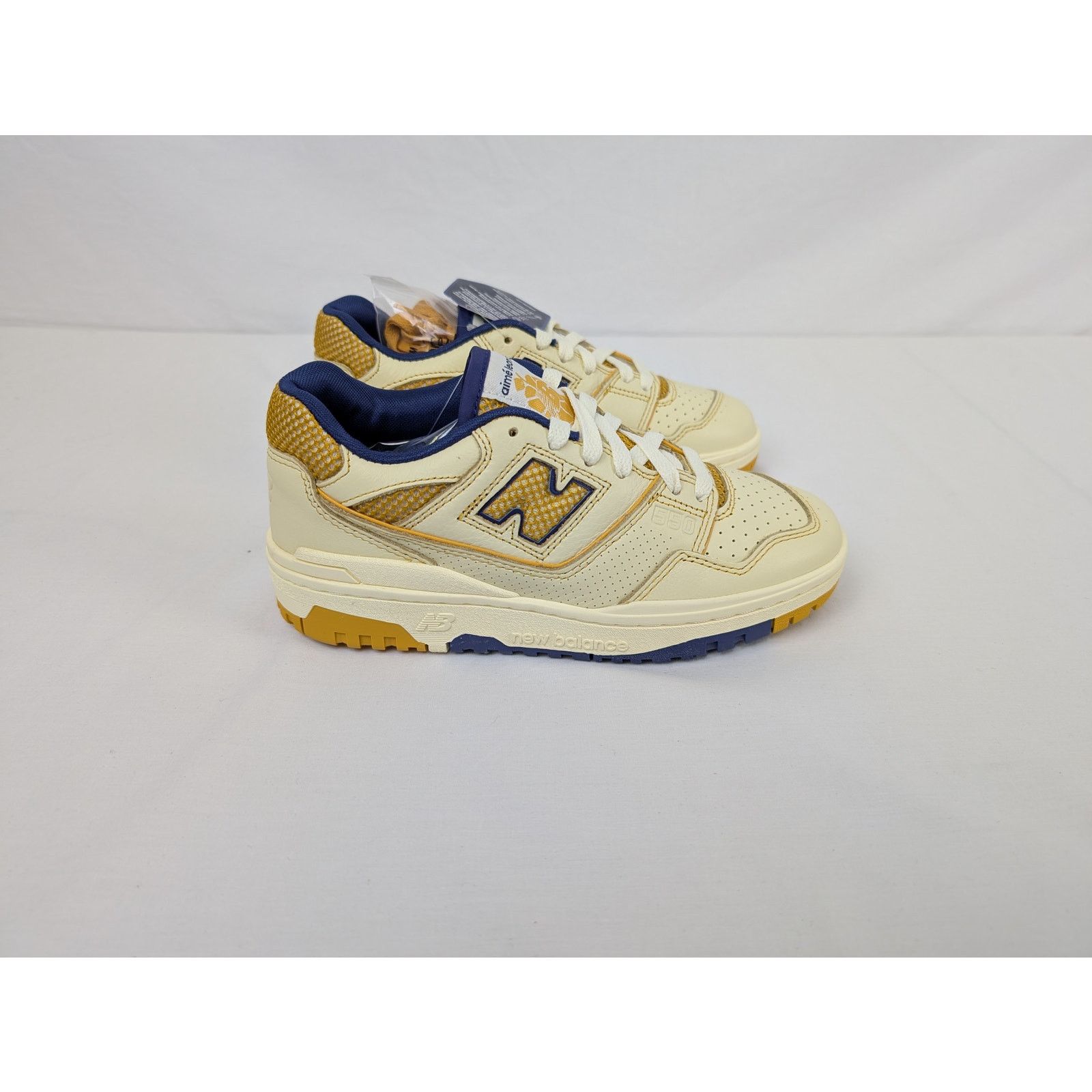 Aime Leon Dore × New Balance o1rshd1 Unisex Masaryk Community Gym 550 Sneakers in Yellow Size US 5 / EU 37 - 8 Thumbnail