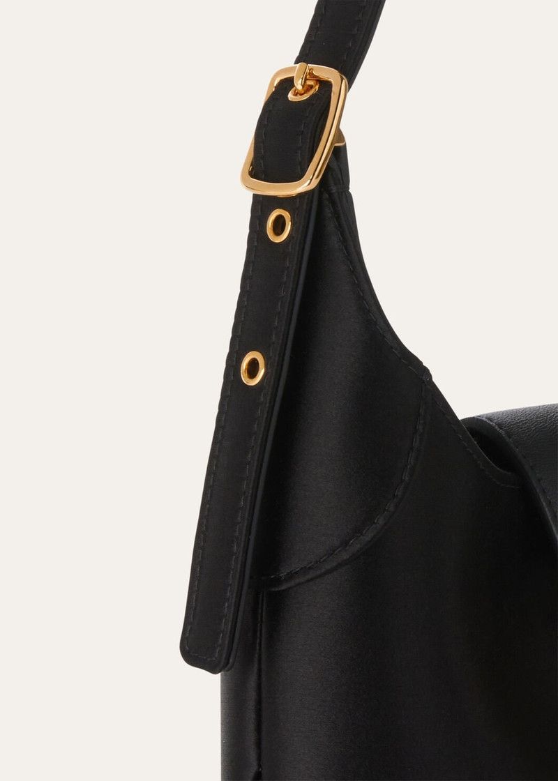 Loro Piana o1srvl11e0526 FAO7614 Size: OS / Mini Bobbin Bag in Black Size ONE SIZE - 5 Thumbnail