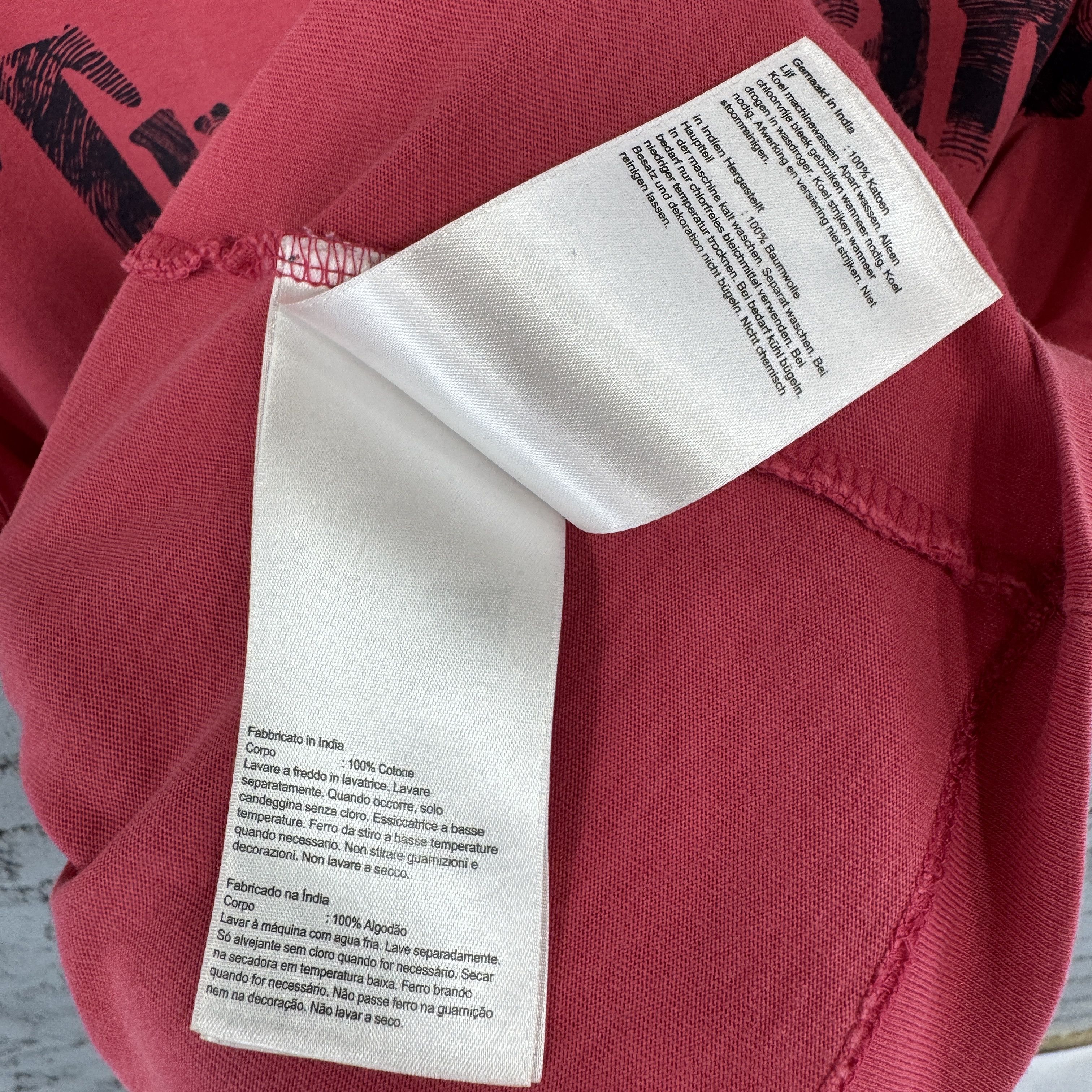 Timberland Timberland Big Logo Spellout Tshirt Red Size US L / EU 52-54 / 3 - 8 Thumbnail