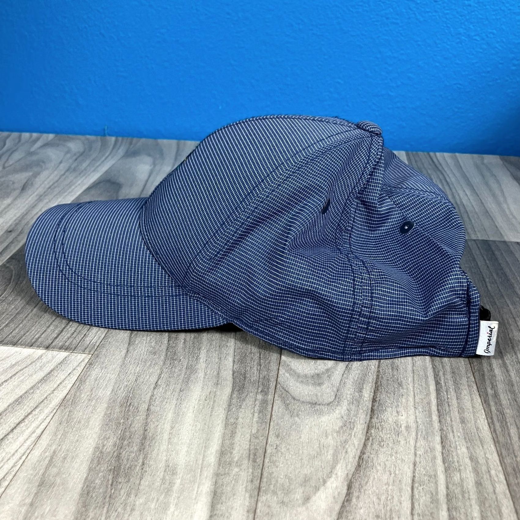 Imperial Imperial Golf Hat Mens One Size Adjustable Blue Geometric Print Size ONE SIZE - 2 Thumbnail