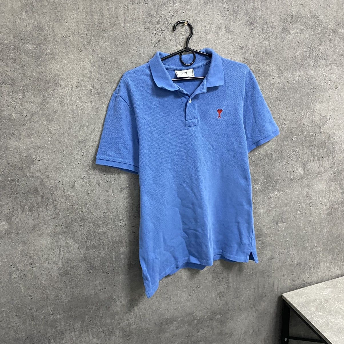AMI Ami Paris Polo Shirt Small Logo Tee Size US L / EU 52-54 / 3 - 3 Thumbnail