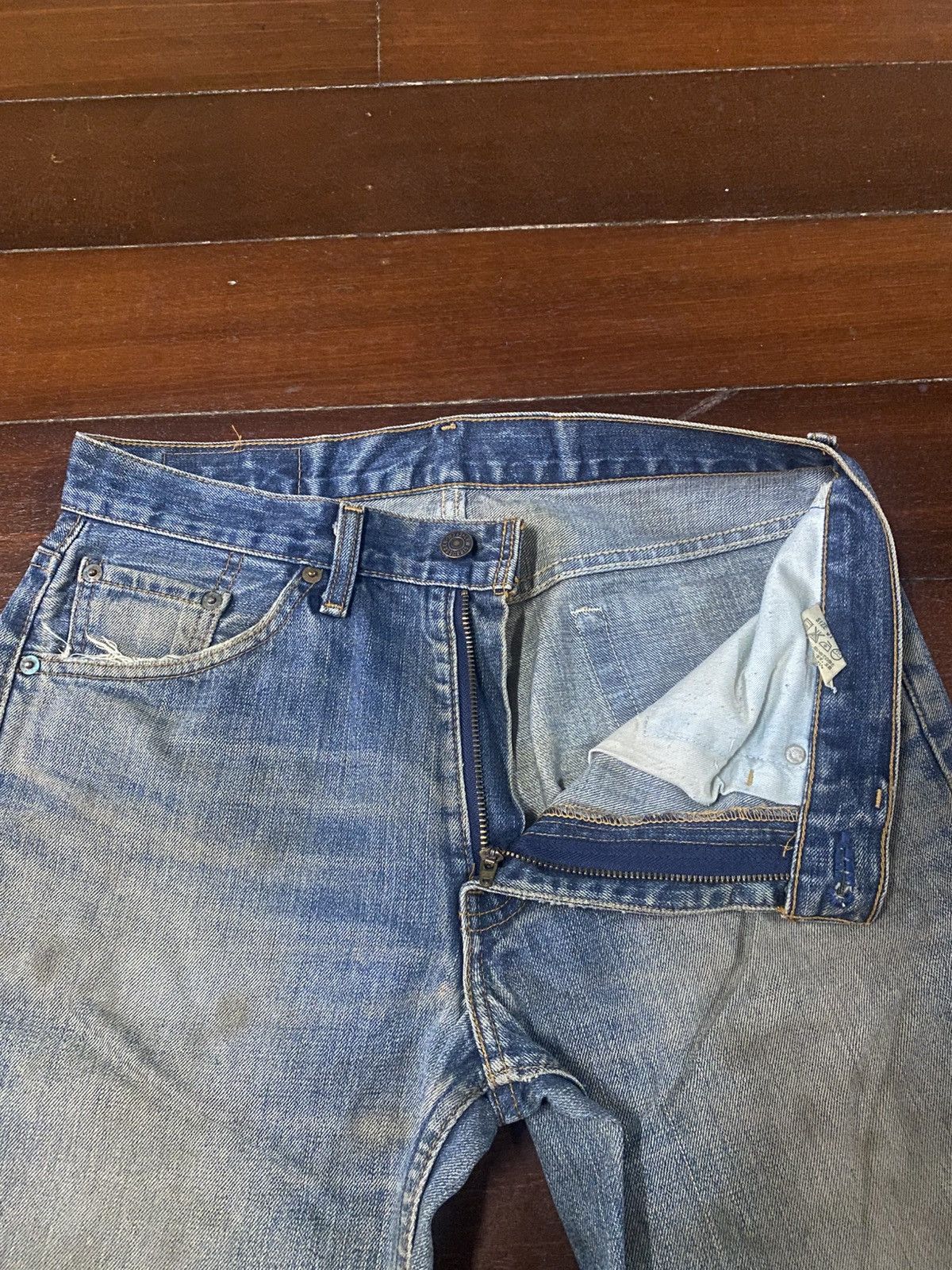 Levi's Faded Vintage Levi’s 517 Flares distressed bootcut wide leg Size US 32 / EU 48 - 9 Thumbnail