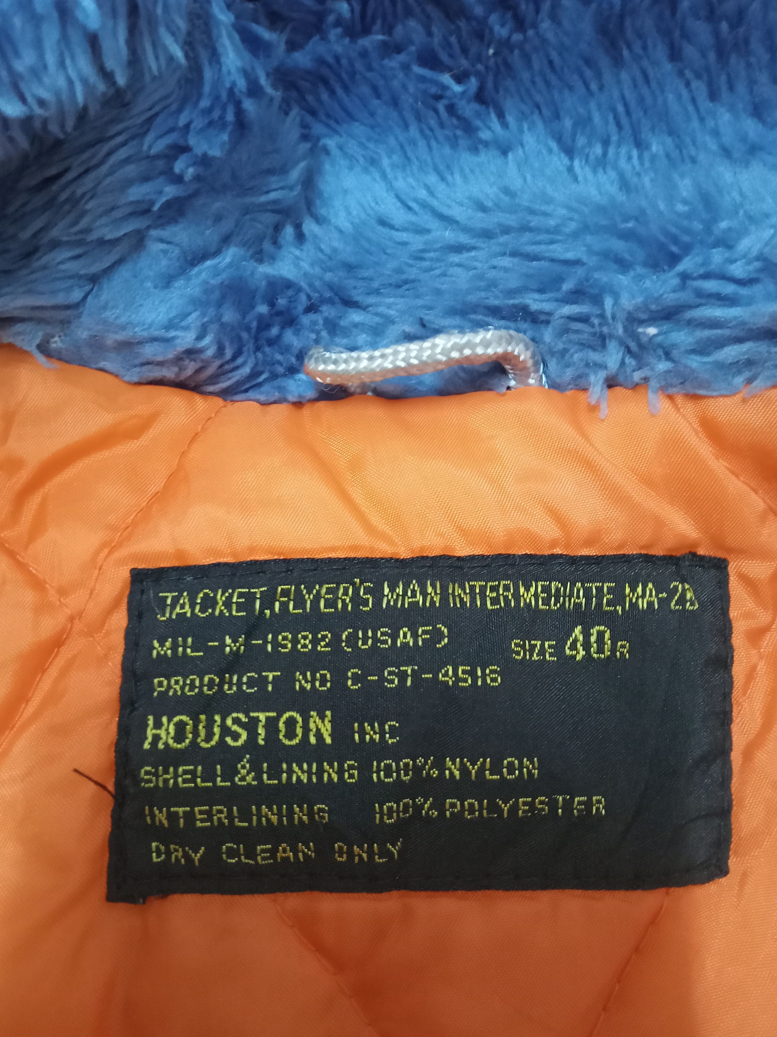 Other Houston inc Vintage Jacket Flyers Man Intermediate MA-2B Size US L / EU 52-54 / 3 - 3 Thumbnail