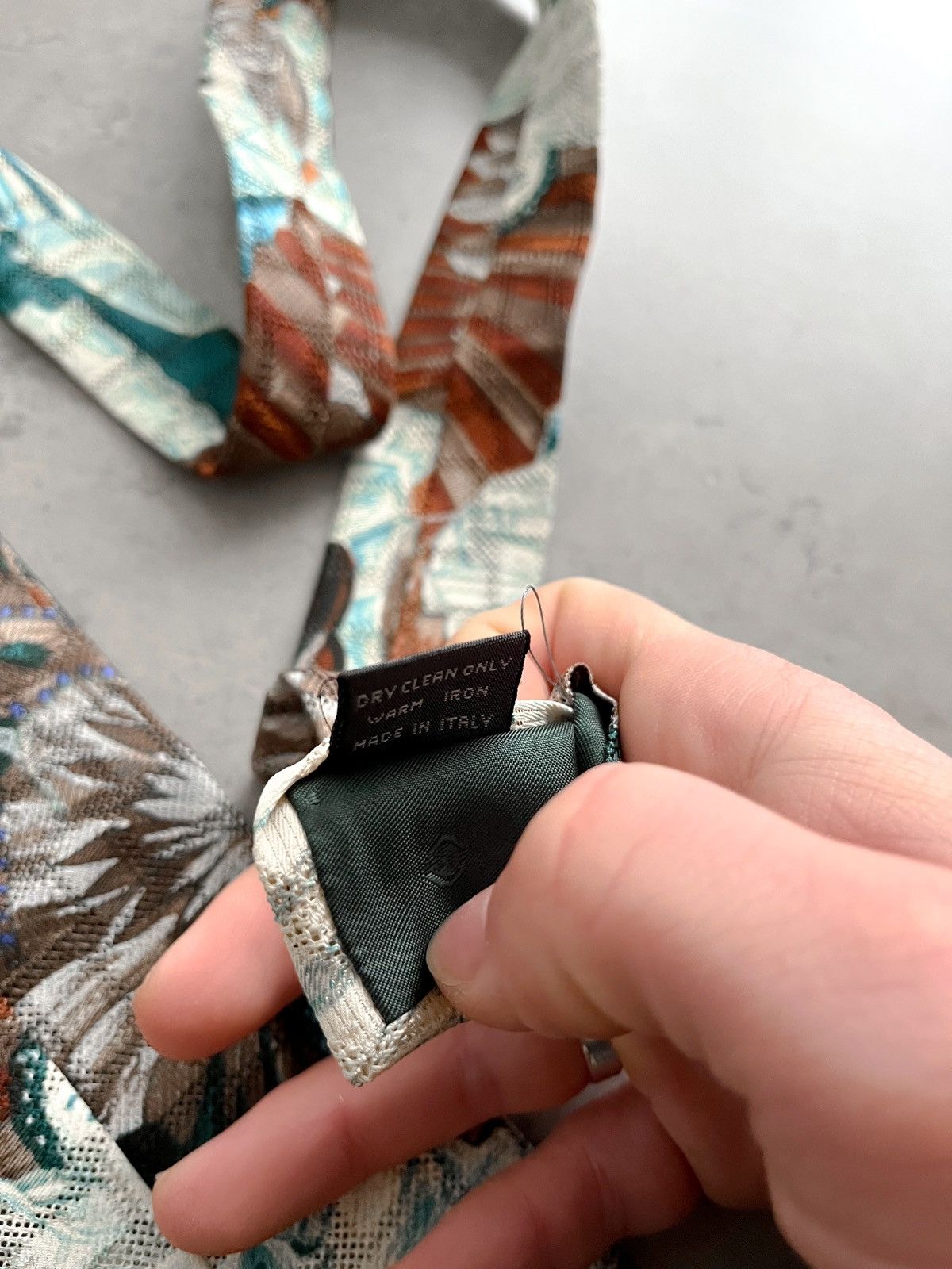 Ermenegildo Zegna × Vintage Ermenegildo Zegna 100% silk made in Italy tie Size ONE SIZE - 5 Thumbnail