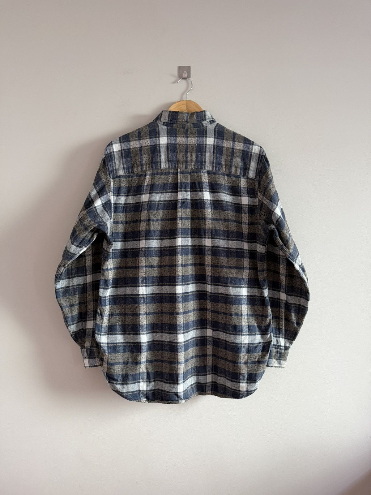 Burberry Burberrys Vintage Flannel Shirt Distressed Check Size US L / EU 52-54 / 3 - 5 Thumbnail