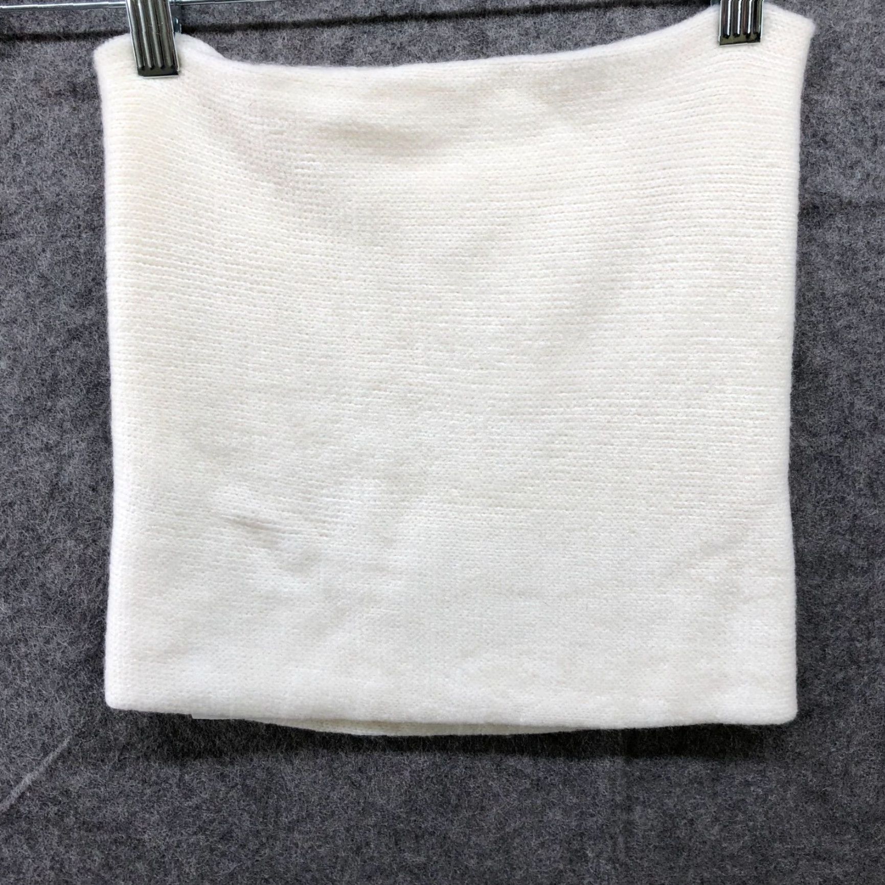 Old Navy VINTAGE Old Navy Knit Infinity Scarf Ivory Women's Ribbed Fall Winter Holiday Size ONE SIZE - 4 Thumbnail
