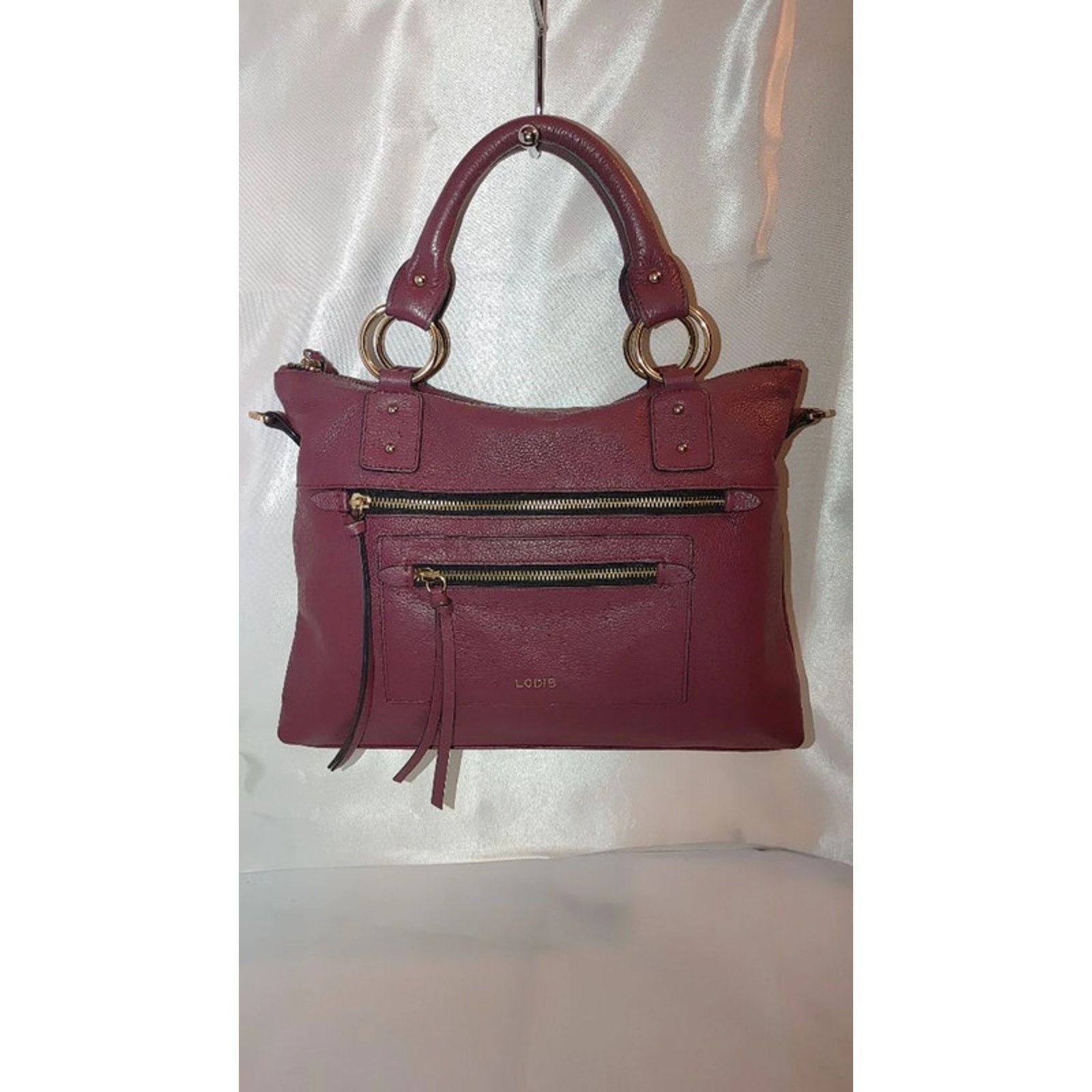 LODING Lodis Bryant Top Grain Tumbled Leather Satchel Size ONE SIZE - 2 Thumbnail