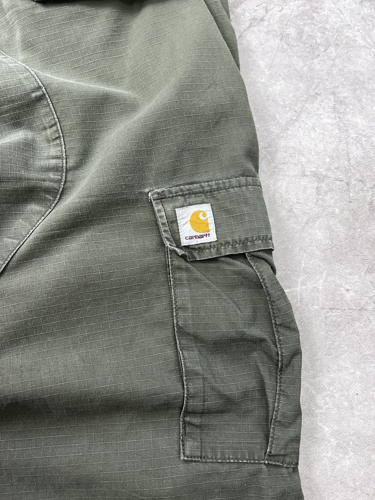 Carhartt × Vintage VINTAGE CARGO AVIATION DISTRESSED 2000s pants y2k olive Size US 34 / EU 50 - 19 Thumbnail