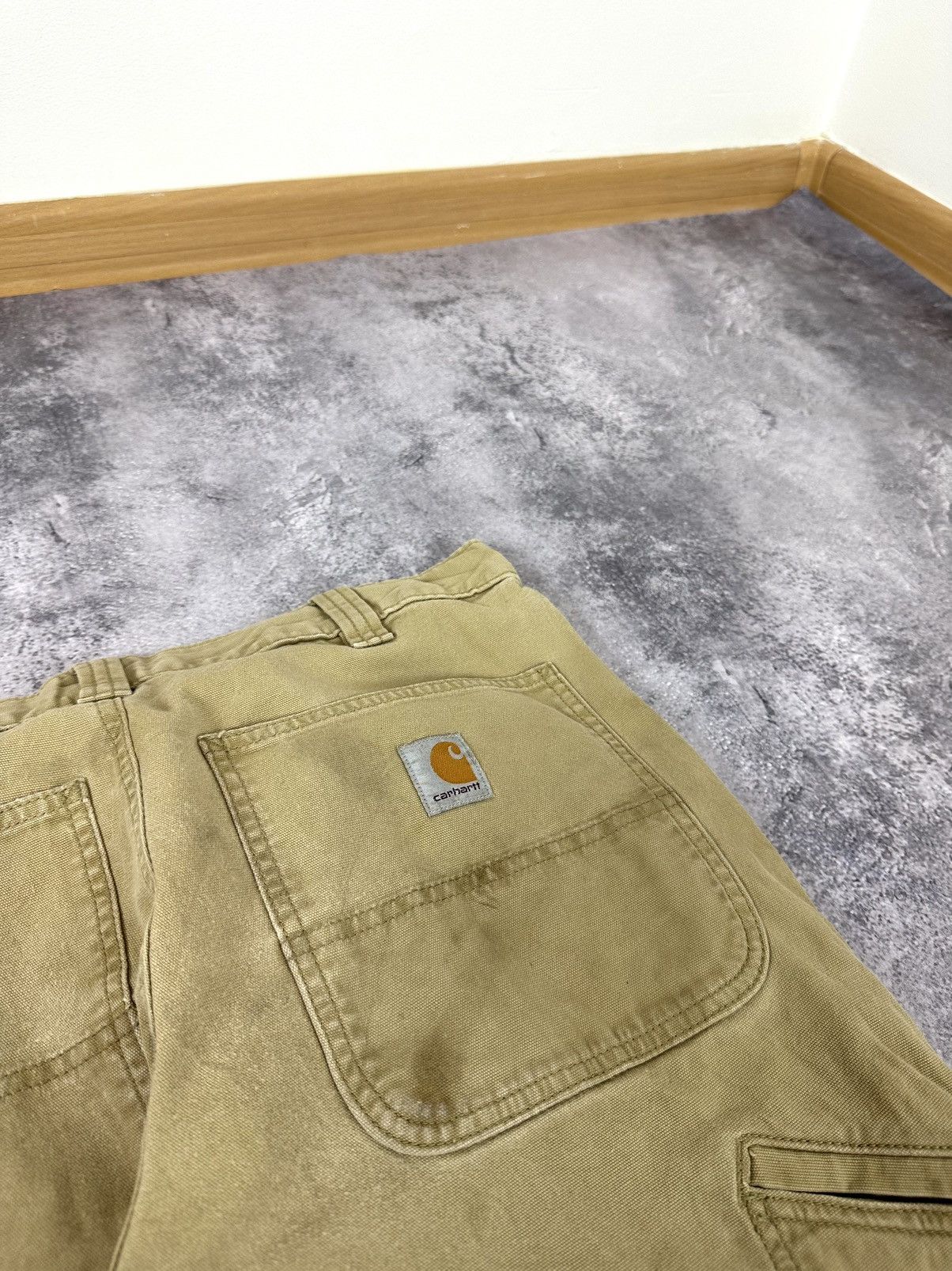 Carhartt Vintage Carhartt Distressed Faded Carpenter Baggy Work Pants Size US 32 / EU 48 - 8 Thumbnail