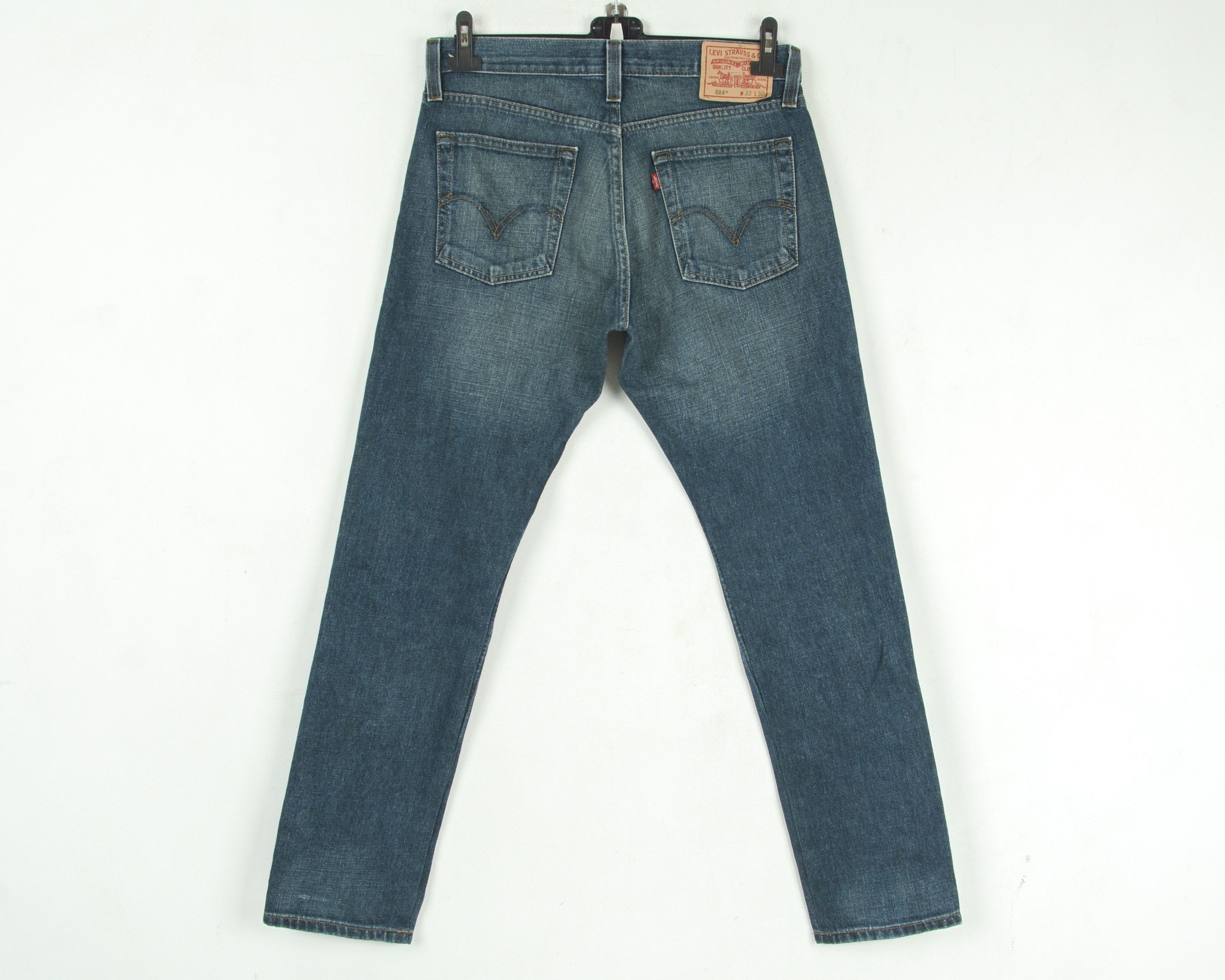 Levi's 514 Men W32 L30 Slim Fit Straight Jeans Denim Pants Trousers Size US 32 / EU 48 - 9 Thumbnail