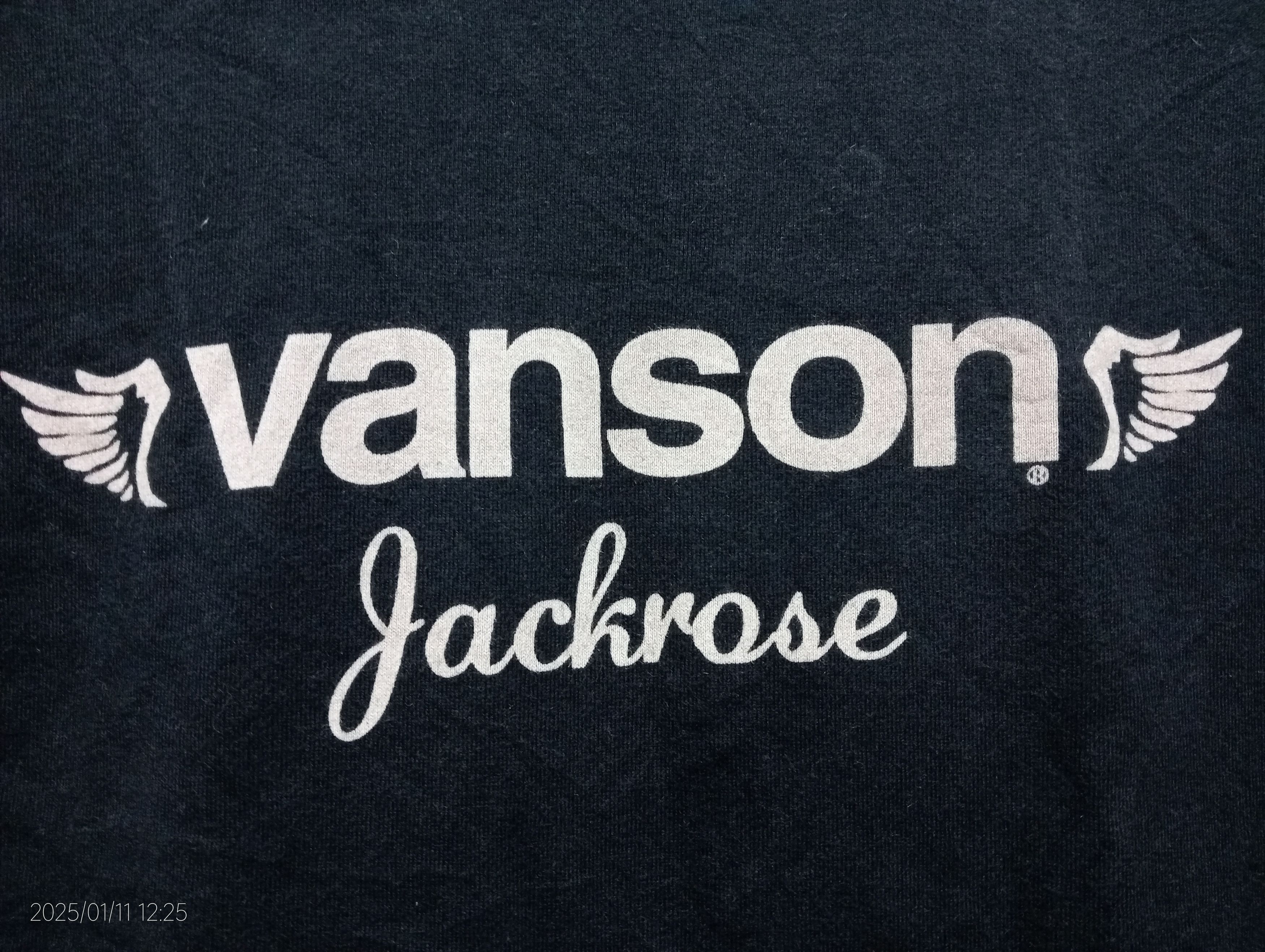 Vanson Leathers Vintage Vanson Leather X Jackrose Embroidery 3Q Sleeve Tee Size US M / EU 48-50 / 2 - 6 Thumbnail