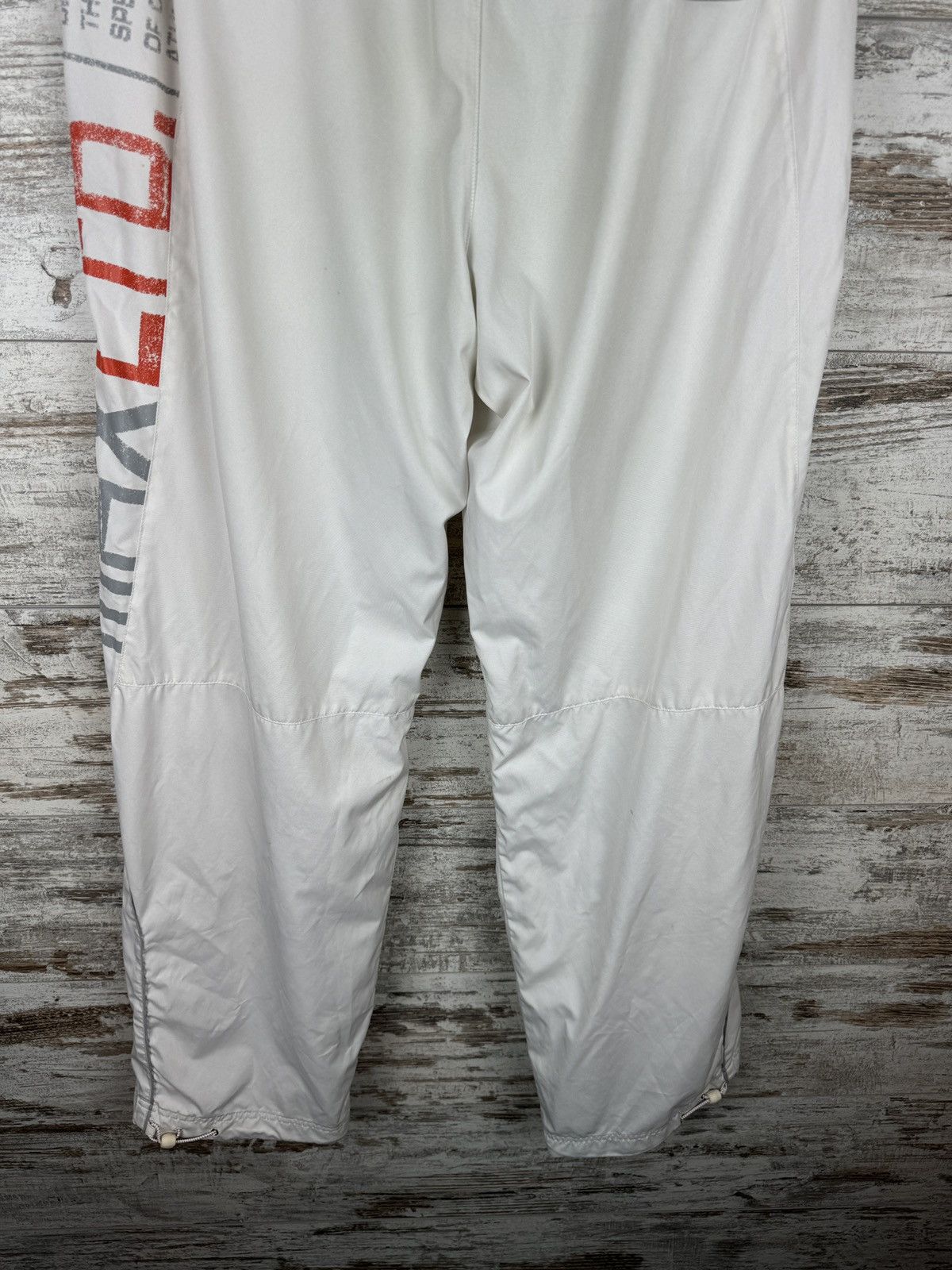 Nike × Vintage Mens Vintage Nike white drill pants swoosh sweatpants rare Size US 34 / EU 50 - 17 Thumbnail