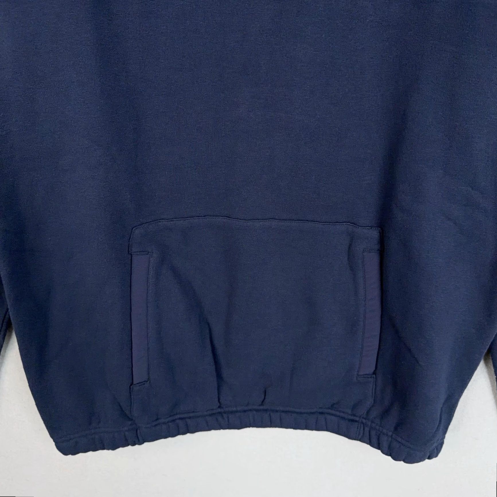 Vintage bigcotton Jackson Hole Sweatshirt Mens L Blue Mock Neck Fleece Kangaroo Pocket Wyoming NWT Size US L / EU 52-54 / 3 - 3 Thumbnail