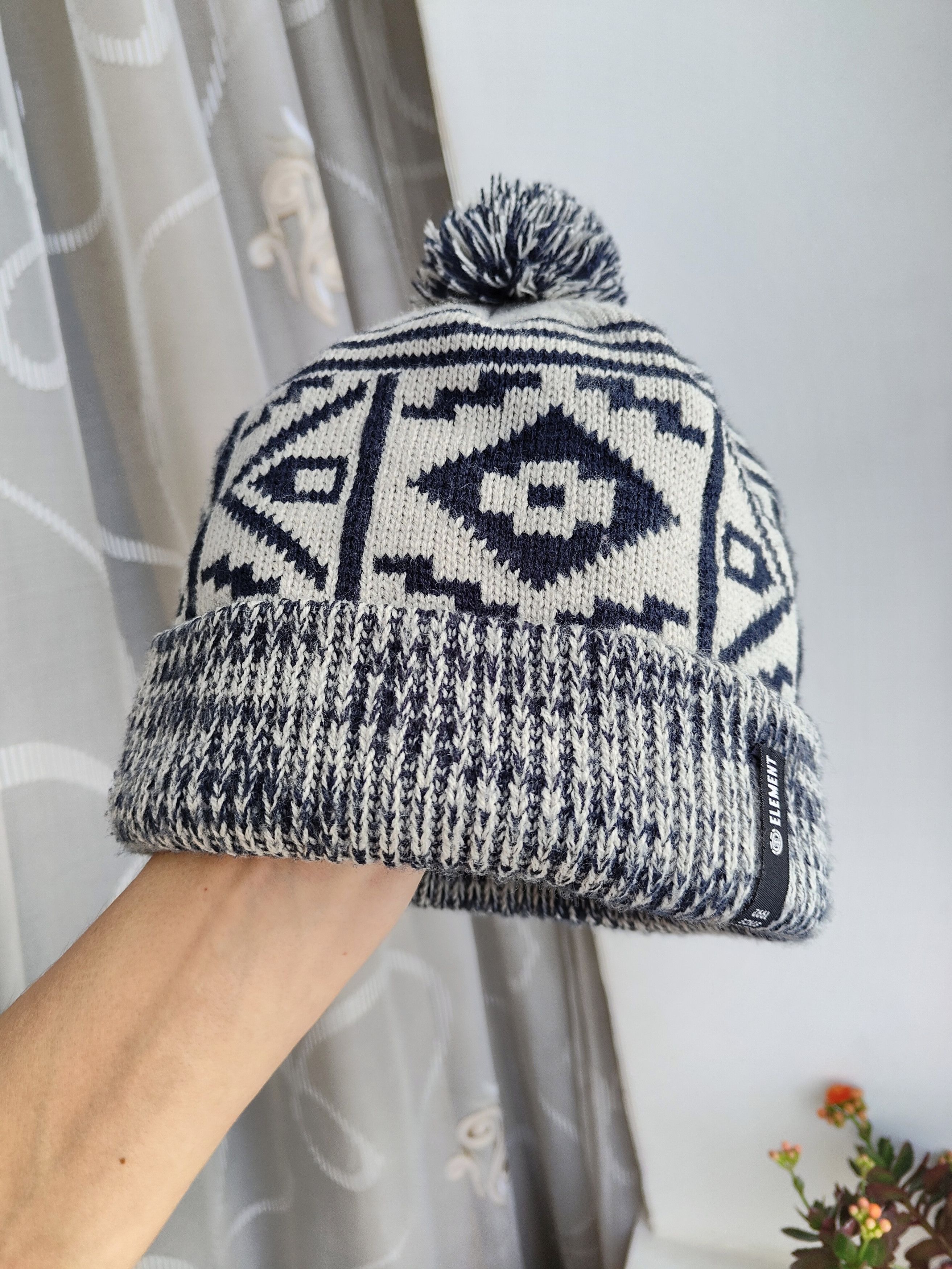 Element Element beanie knitted hat with pom-pom Size ONE SIZE - 3 Thumbnail