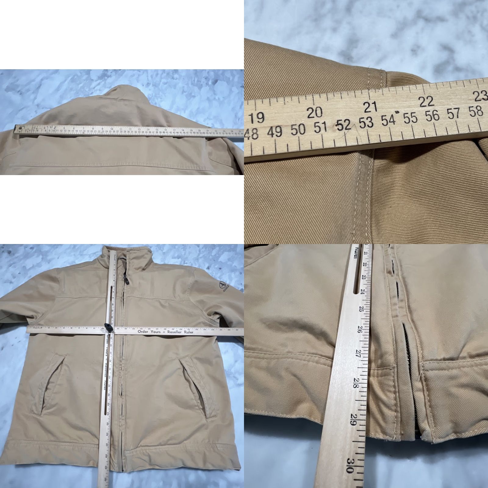 Aigle VINTAGE AIGLE Barn Jacket Men 2XL Regular Canvas Tan Khaki Lined Full Zip Zipper 90s Winter Fall Outdoor Workwear Mens Size US XXL / EU 58 / 5 - 8 Thumbnail