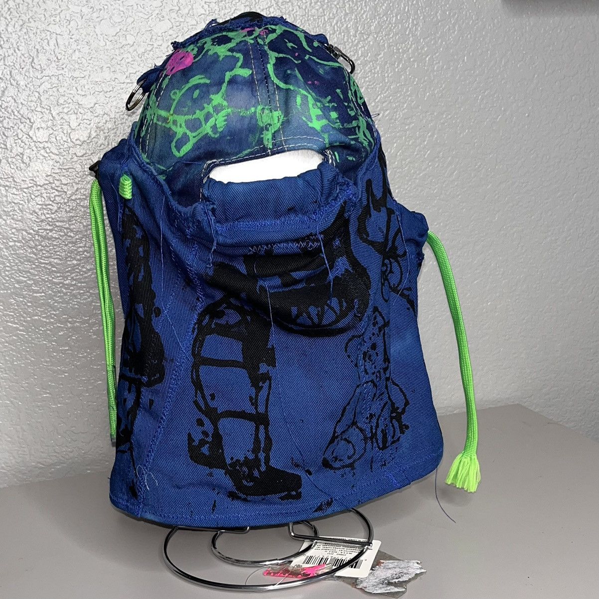 Designer Basedbich 1of1 denim safari inspired hat Size ONE SIZE - 4 Thumbnail