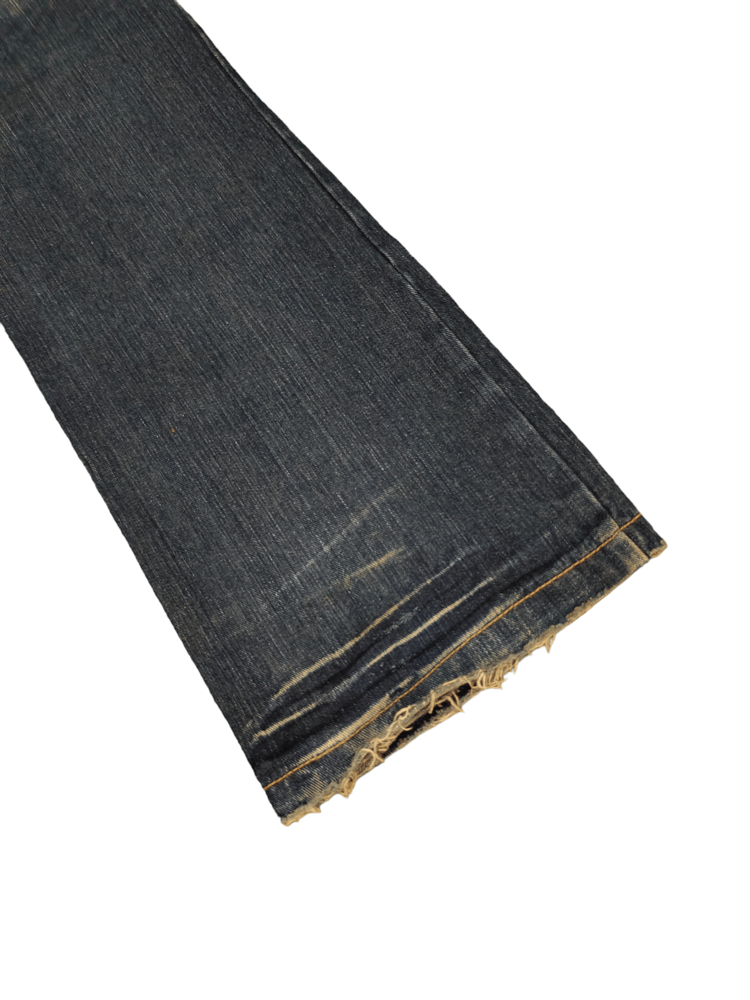 If Six Was Nine Flare Jeans Allout Clawmark Faded Denim Bootcut Y2k Size US 30 / EU 46 - 17 Thumbnail