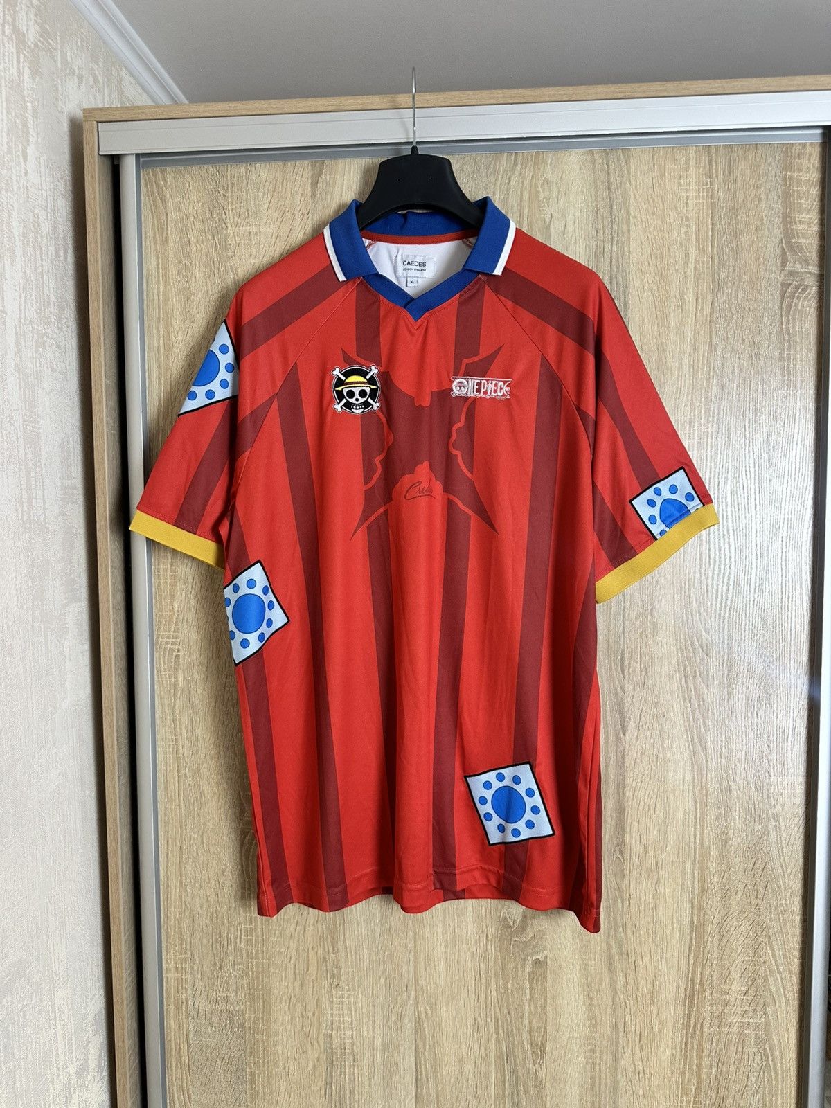🔥 Caedes One Piece Anime Japan Football T Shirt Ralph Lauren