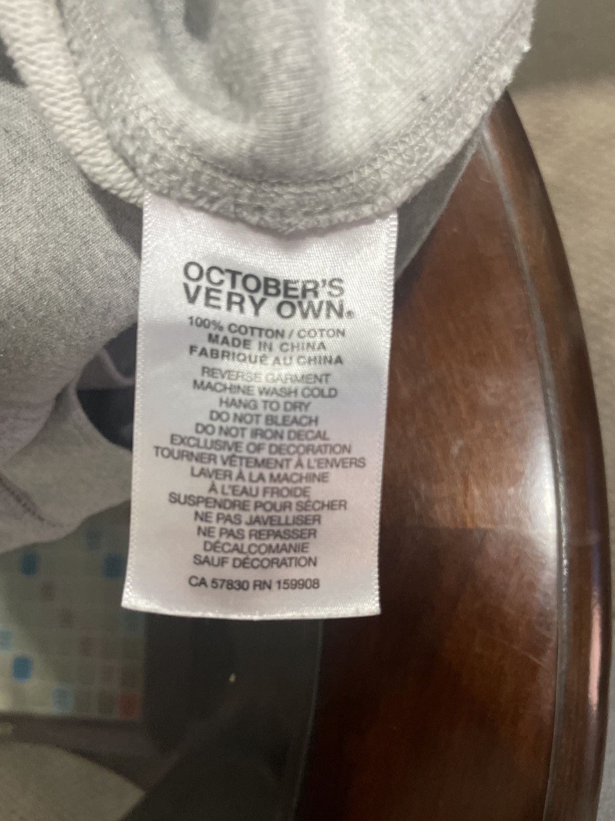 October's Very Own OVO Hoodie Heather Grey Size US XL / EU 56 / 4 - 4 Thumbnail