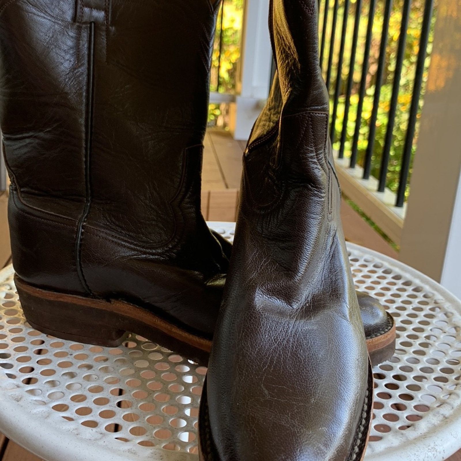 Vintage Mandujano custom made cowboy western boots Size US 8 / IT 38 - 6 Thumbnail