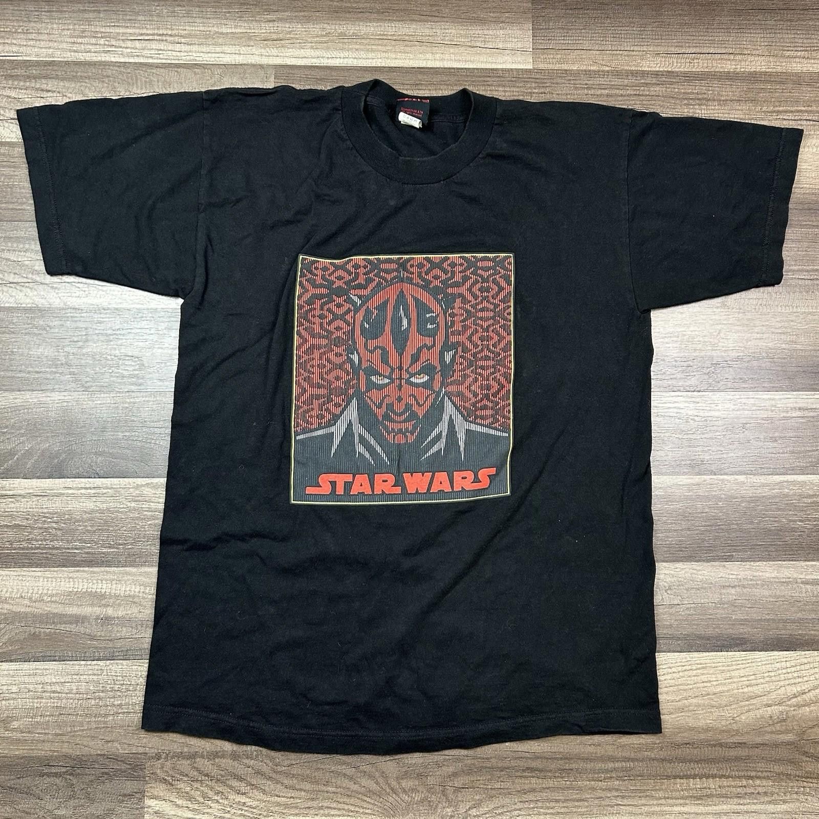 Star Wars VTG Star Wars Phantom Menace Darth Maul Shirt Sz L Size US L / EU 52-54 / 3 - 1 Thumbnail