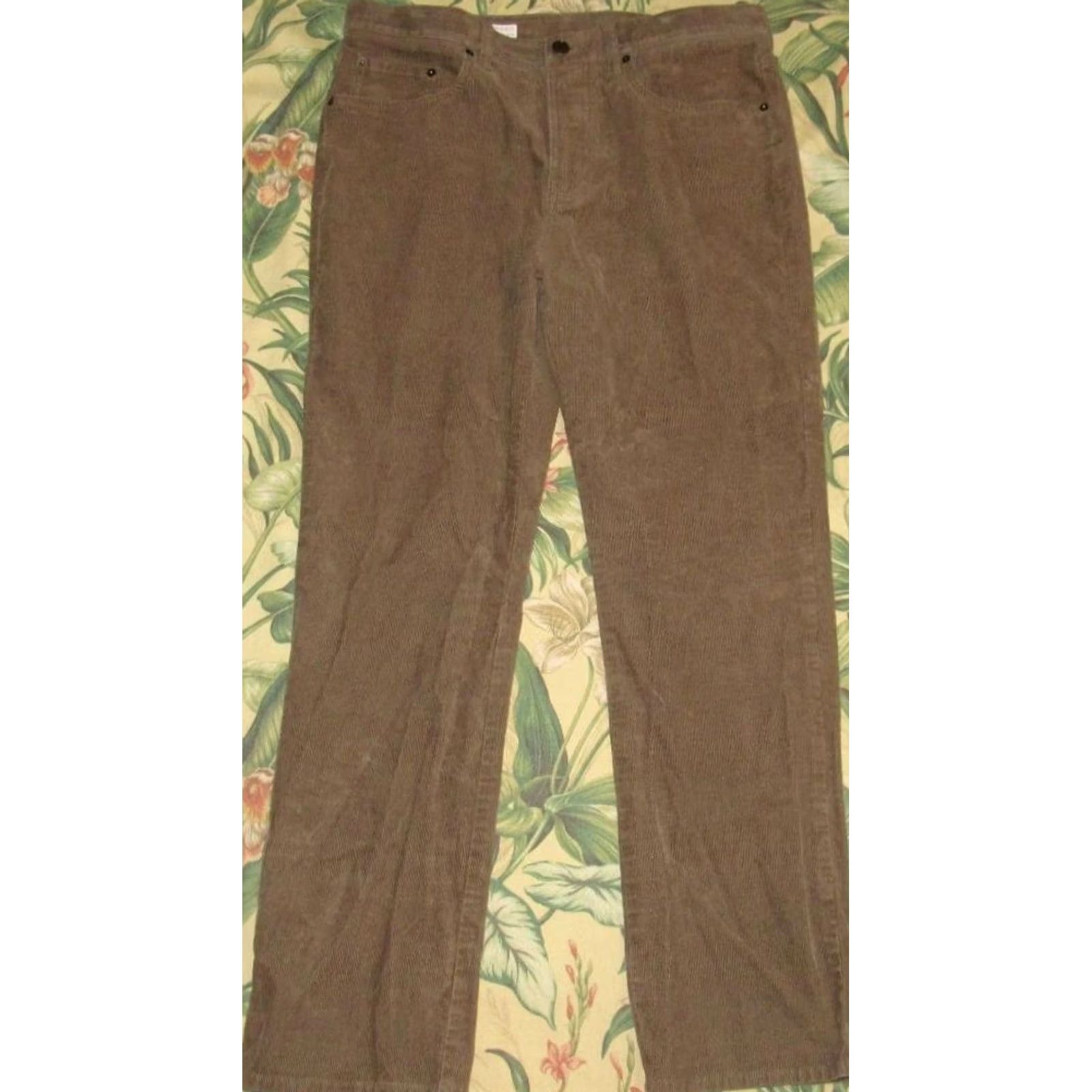 Vintage ONWARD RESERVE Brown Corduroy Pants 34 x 30 Shirt Mens 34x30 Brown Corduroy 98% Cotton 2% Spandex 30 Inseam Chino Vintage Event 90s Size US 34 / EU 50 - 3 Thumbnail