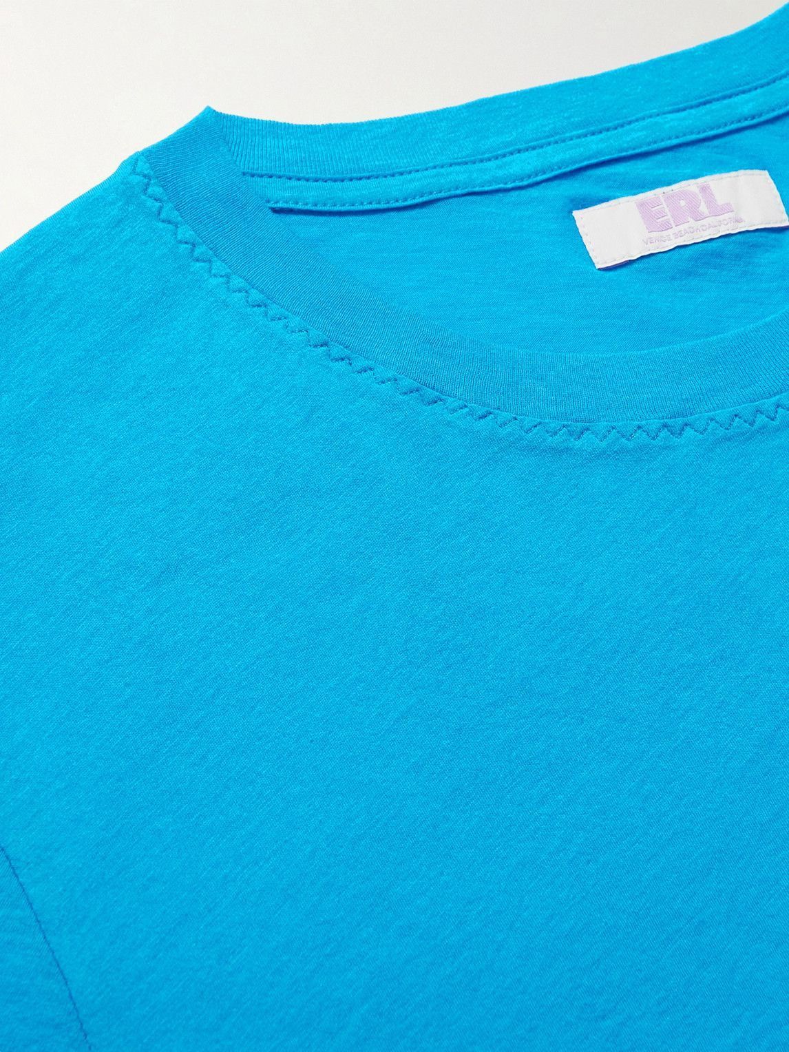 ERL o1mle1124 Venice Knit T-Shirt in Blue Size US L / EU 52-54 / 3 - 5 Thumbnail