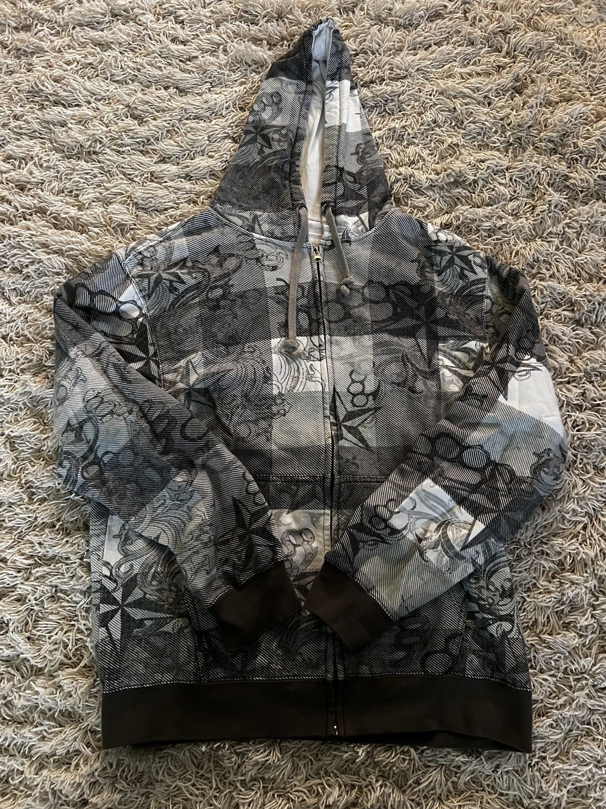 Carbon Y2K Carbon Zip up Size US XXL / EU 58 / 5 - 1 Thumbnail