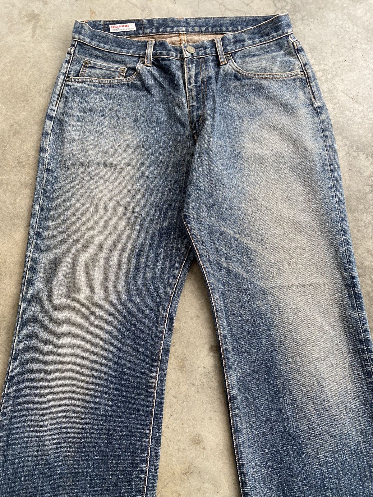 Big John Baggy Jeans Vintage Big John Mud Rusty Distressed Jeans 231 Size US 32 / EU 48 - 4 Thumbnail