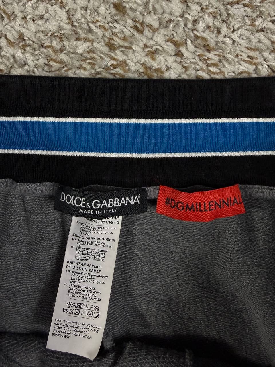 Dolce & Gabbana Dolce & Gabbana Jungle Sport Jersey Sweat Shorts Size 56 Size US 40 / EU 56 - 8 Thumbnail