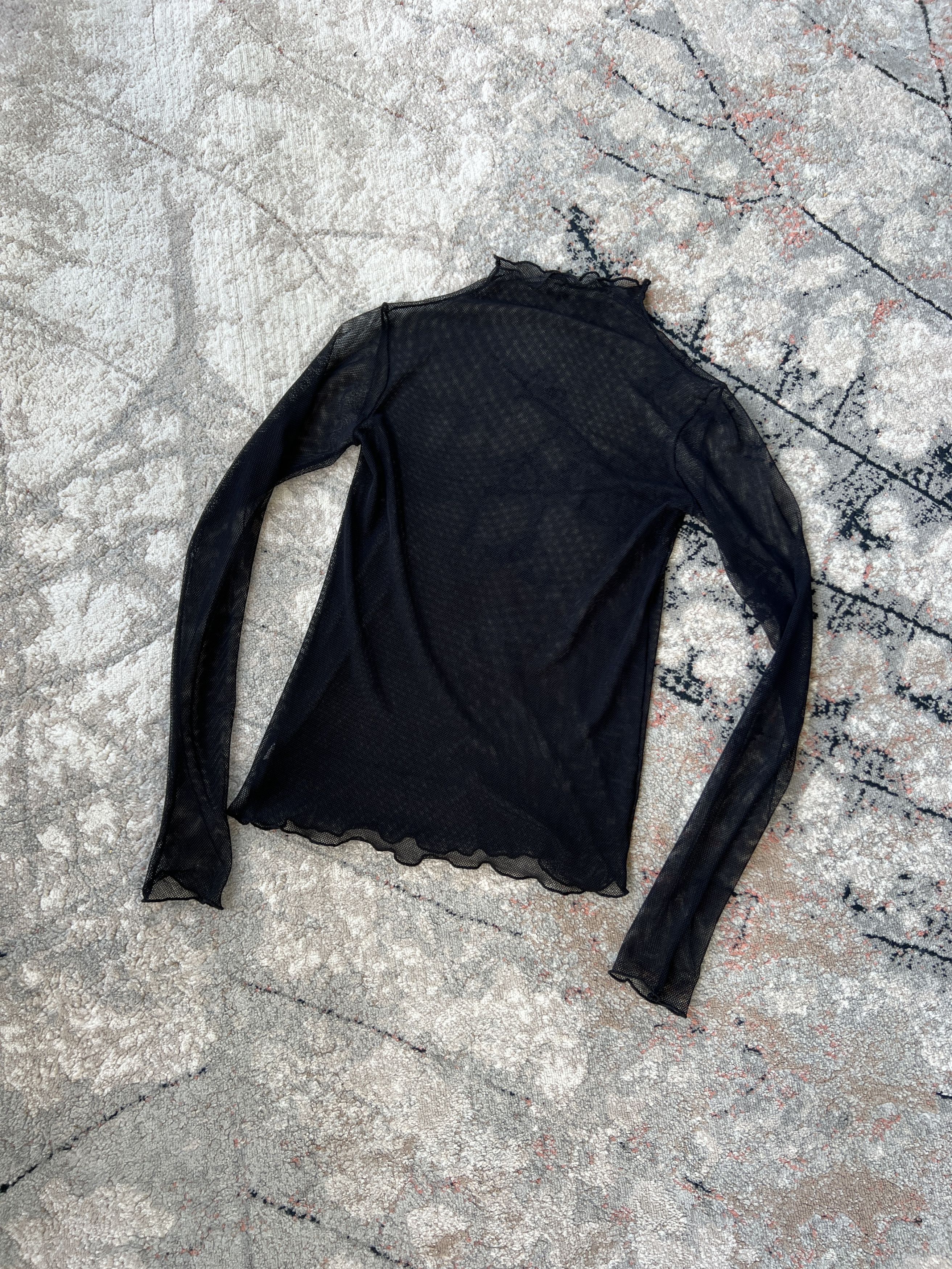 Japanese Brand Mesh Long Sleeve Size XS / US 0-2 / IT 36-38 - 1 Thumbnail