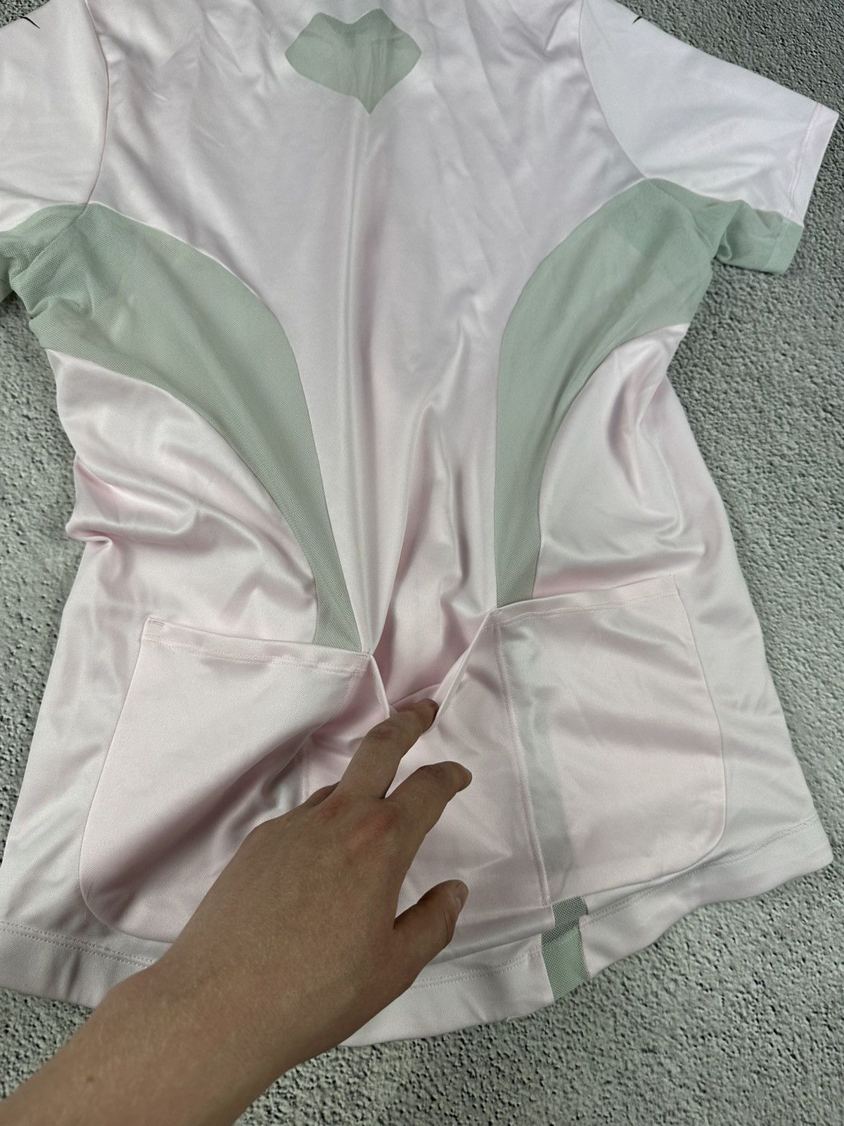 Nike × Vintage Nike Dri-FIT Cycling Jersey Pink Full Zip XL Portugal Size US XL / EU 56 / 4 - 12 Thumbnail
