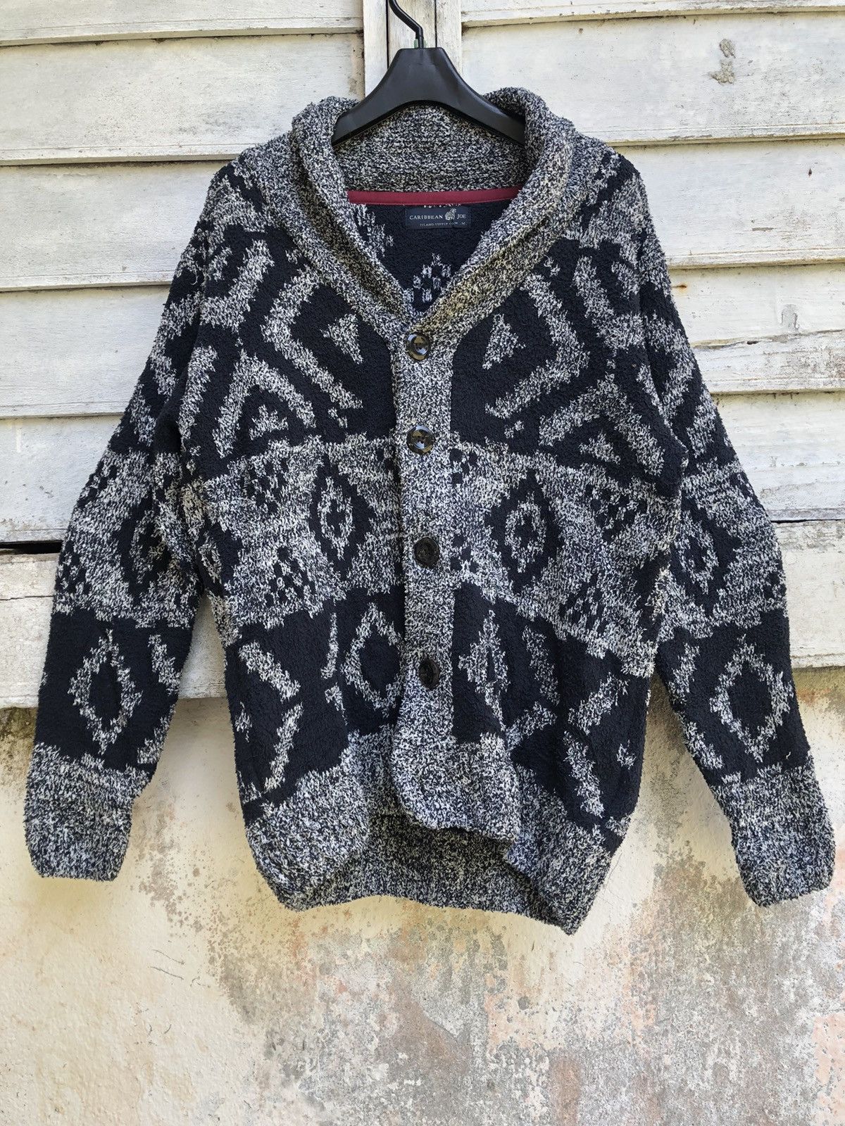 Caribbean × Joe's × Vintage Caribbean Joe Navajo Ortega Fleece Jacket Size US M / EU 48-50 / 2 - 1 Thumbnail