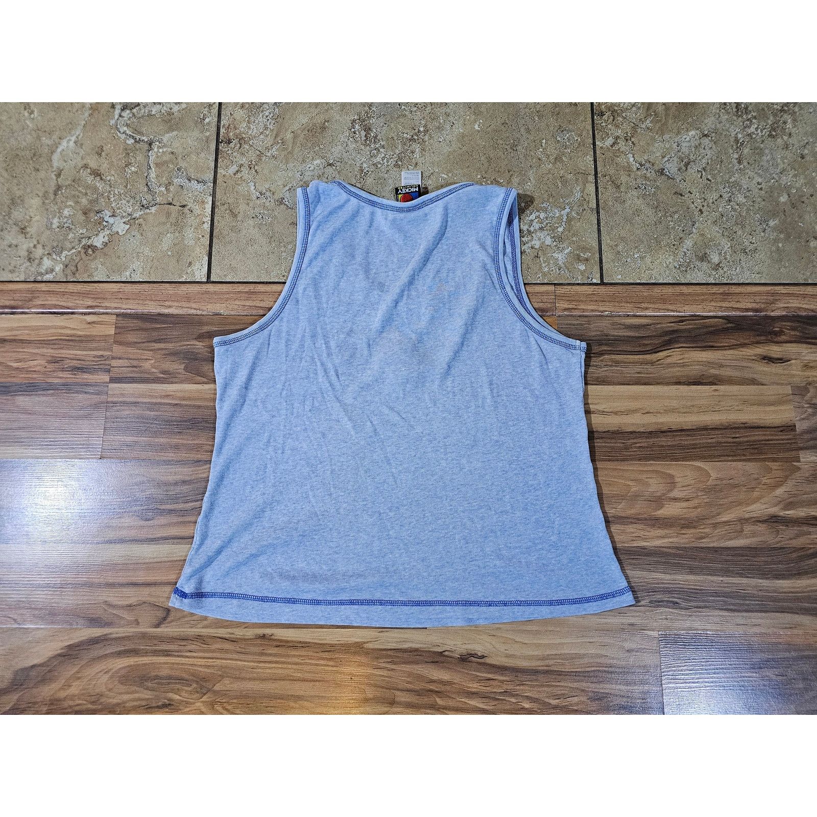Mickey Unlimited Mickey Mouse Tank Top Shirt, Blue Youth Sz L? 1990s Size US L / EU 52-54 / 3 - 2 Thumbnail