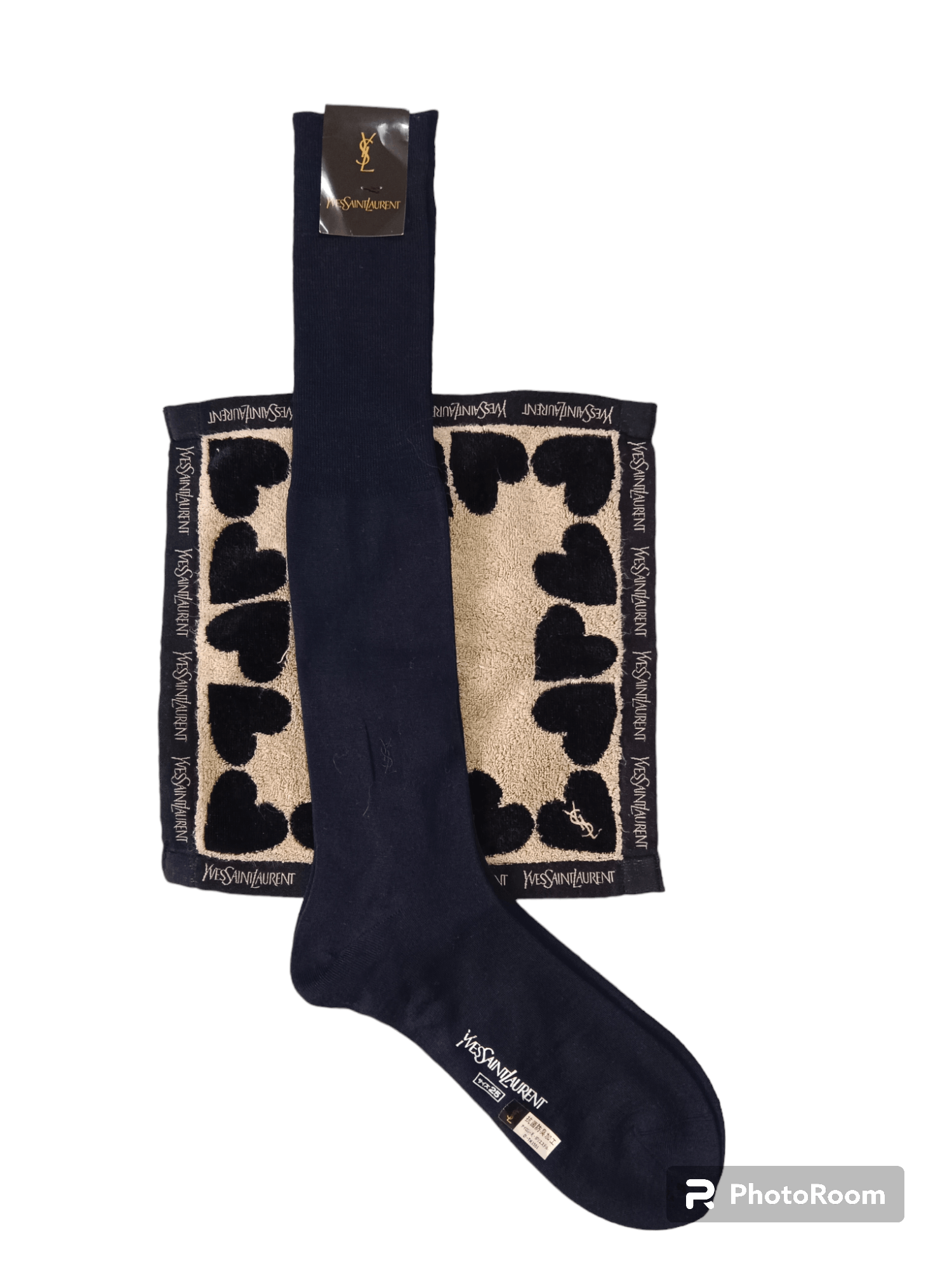 Yves Saint Laurent YSL Women Long Socks Size ONE SIZE - 1 Thumbnail