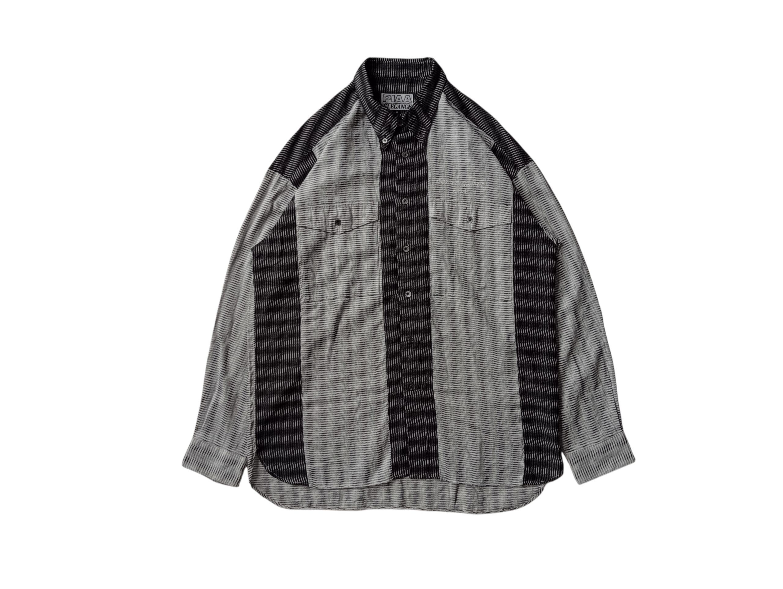 Yohji Yamamoto PIAA sport Terzo Yamamoto textured block shirt Size US L / EU 52-54 / 3 - 3 Thumbnail