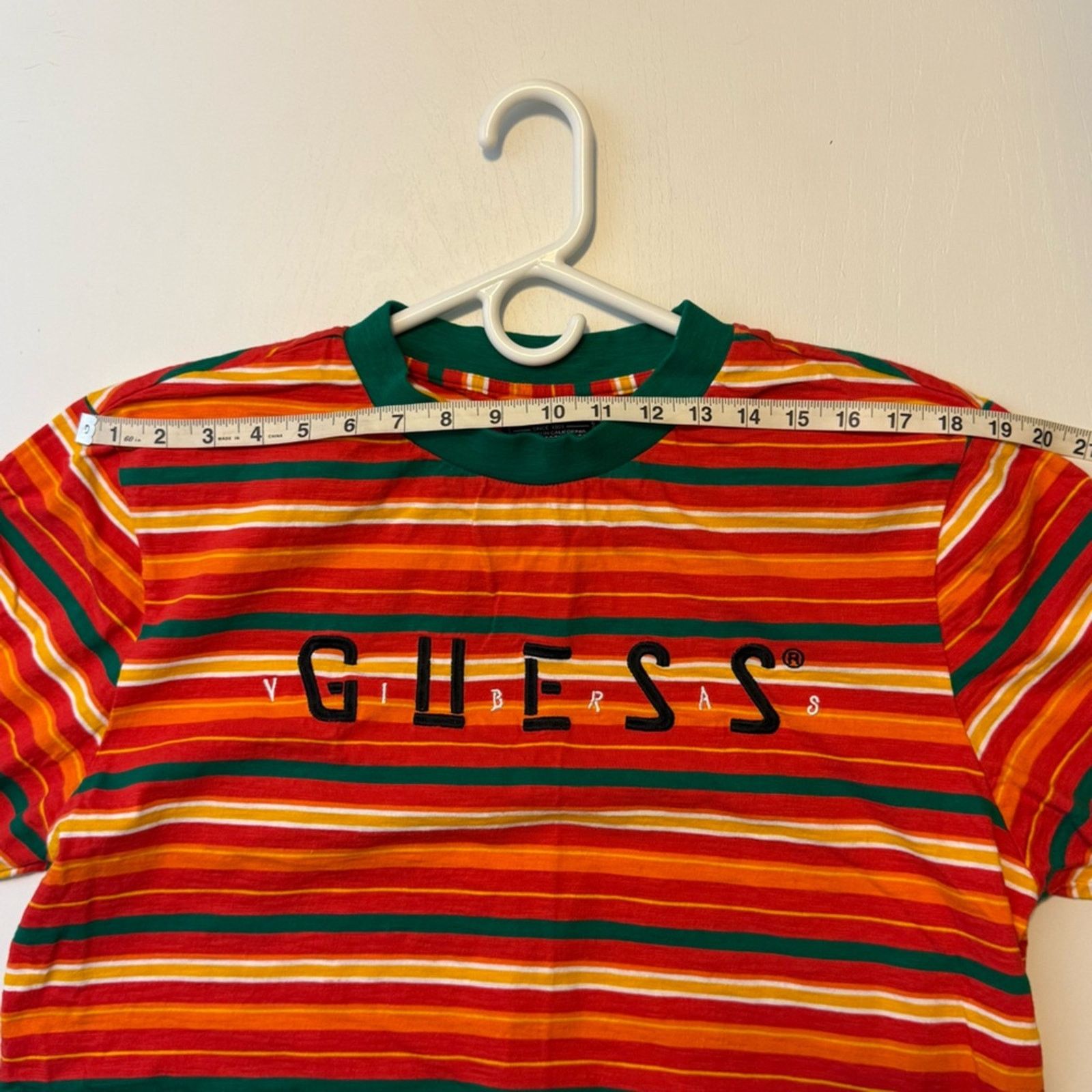 Guess Guess x J Balvin Vibras Tour Stripe Tee Size US M / EU 48-50 / 2 - 13 Thumbnail
