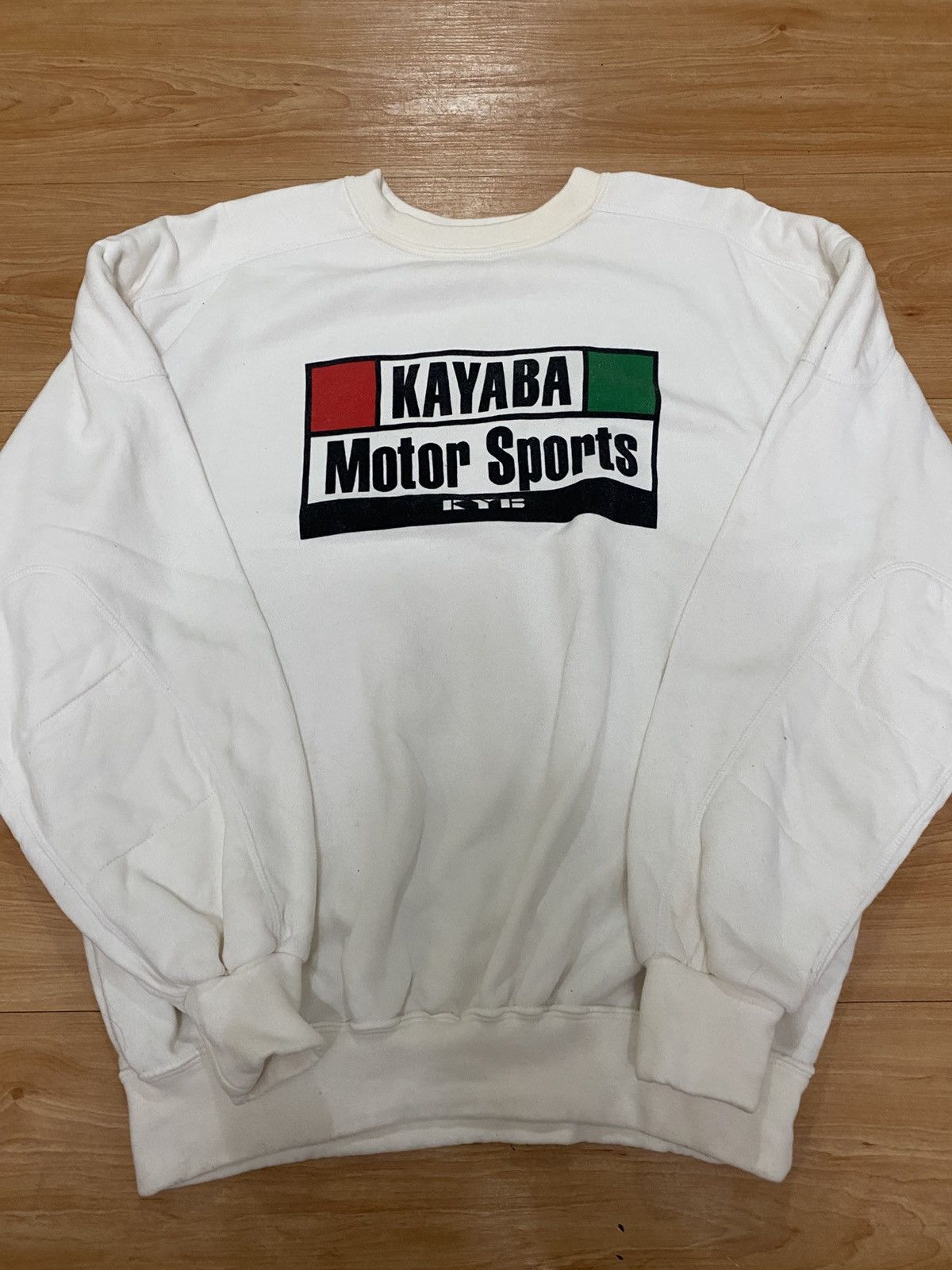 Japanese Brand Rare!! Kayaba motor sport sweatshirt japan KYE Size US M / EU 48-50 / 2 - 2 Thumbnail