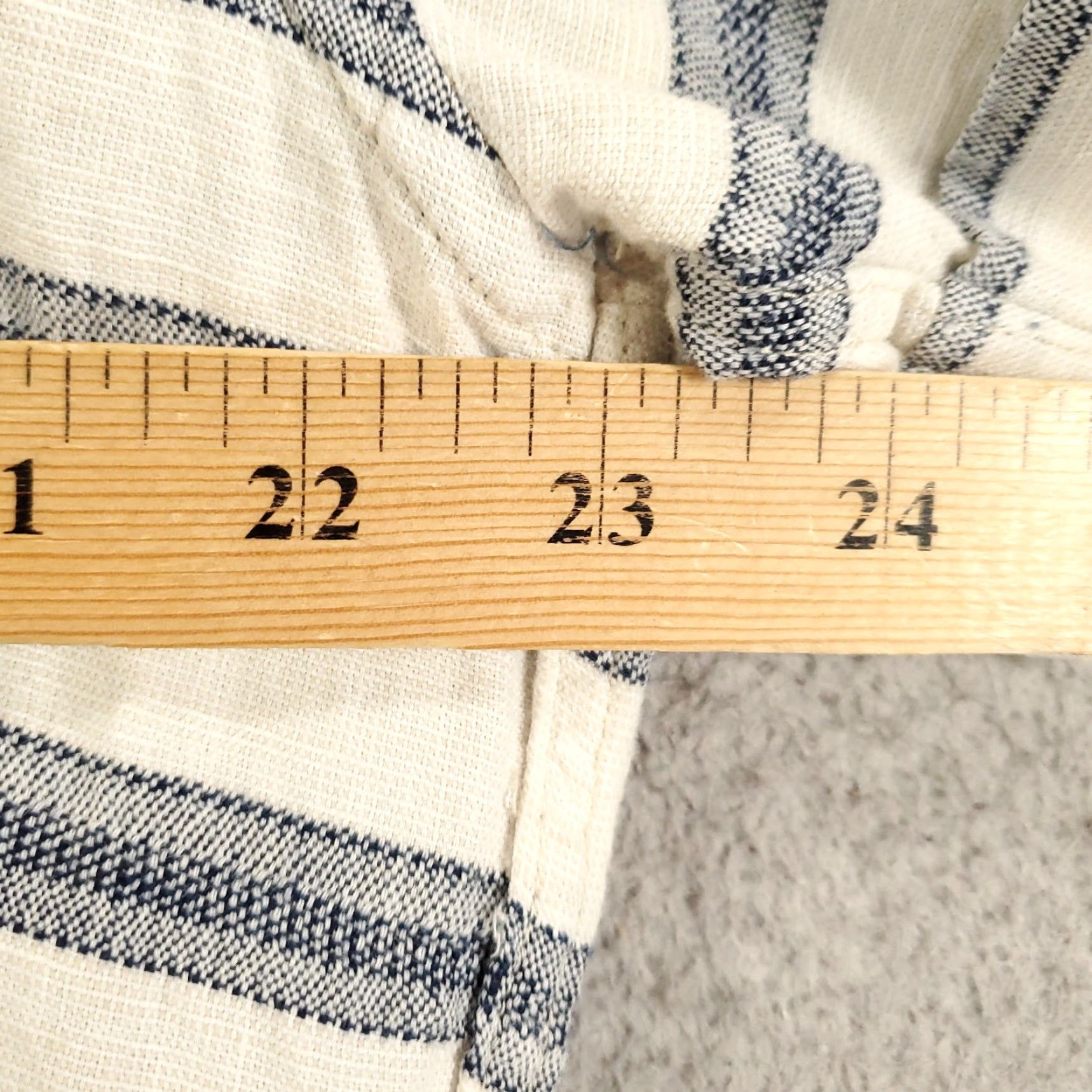 Scotch & Soda VINTAGE Scotch & Soda Linen Shirt Mens 2XL White Navy Striped Button Up Short Sleeve Collared 2XL Men's Shirt Size US XXL / EU 58 / 5 - 6 Thumbnail