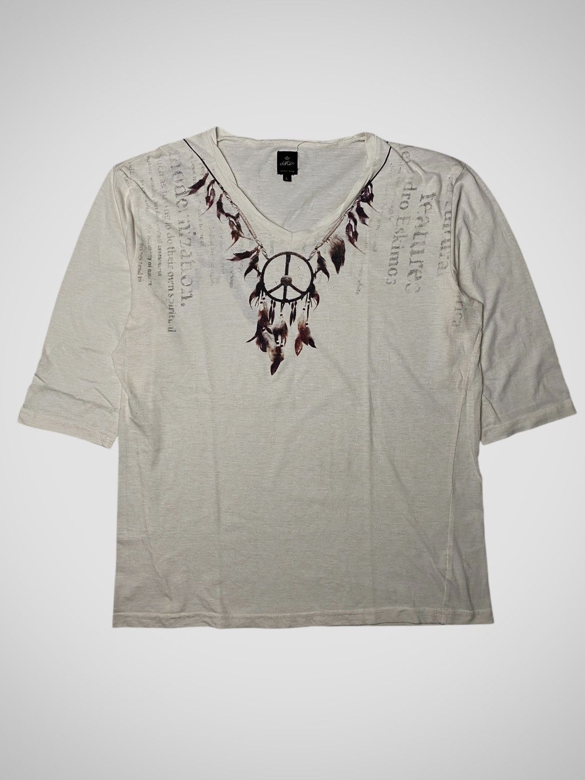 semanticdesign 2000's Semantic Design Vkei Necklace Feather Raglan Size US M / EU 48-50 / 2 - 1 Thumbnail