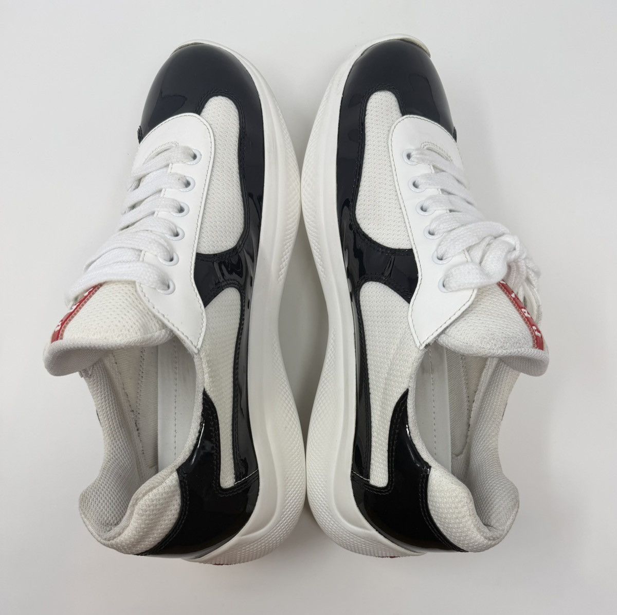 Prada Prada Americas Cup Sneaker White/Black Size US 7.5 / EU 40-41 - 4 Thumbnail