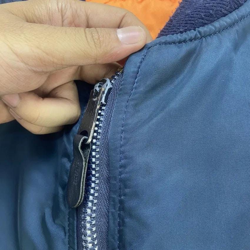 Alpha Industries Vintage Alpha Industries MA-1 Flight Bomber Jacket Size US XL / EU 56 / 4 - 17 Thumbnail