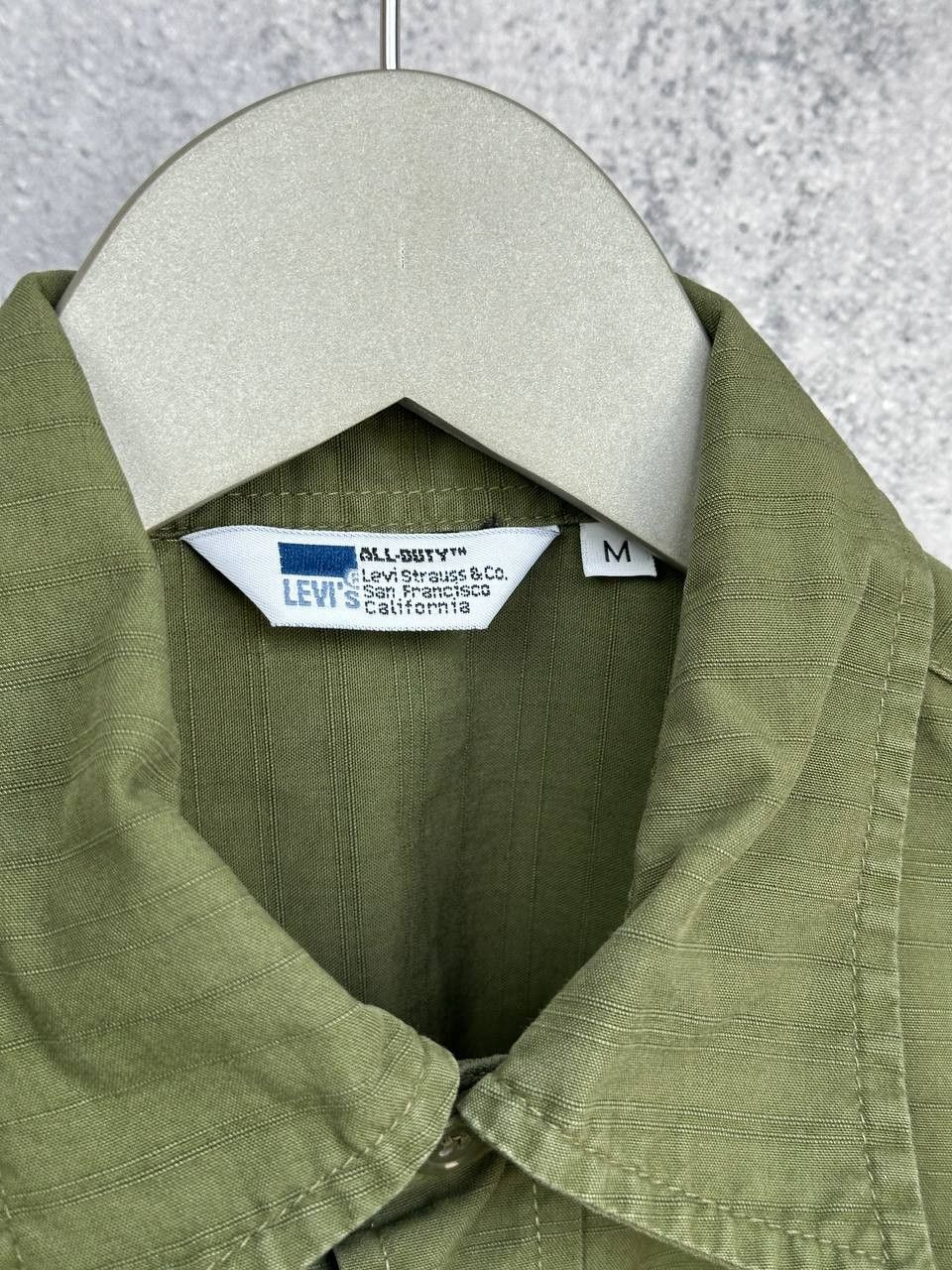 Levi's Vintage Clothing Levi's All-Duty Army Shirt Vintage 09/98 Portugal Striped Size US M / EU 48-50 / 2 - 12 Thumbnail