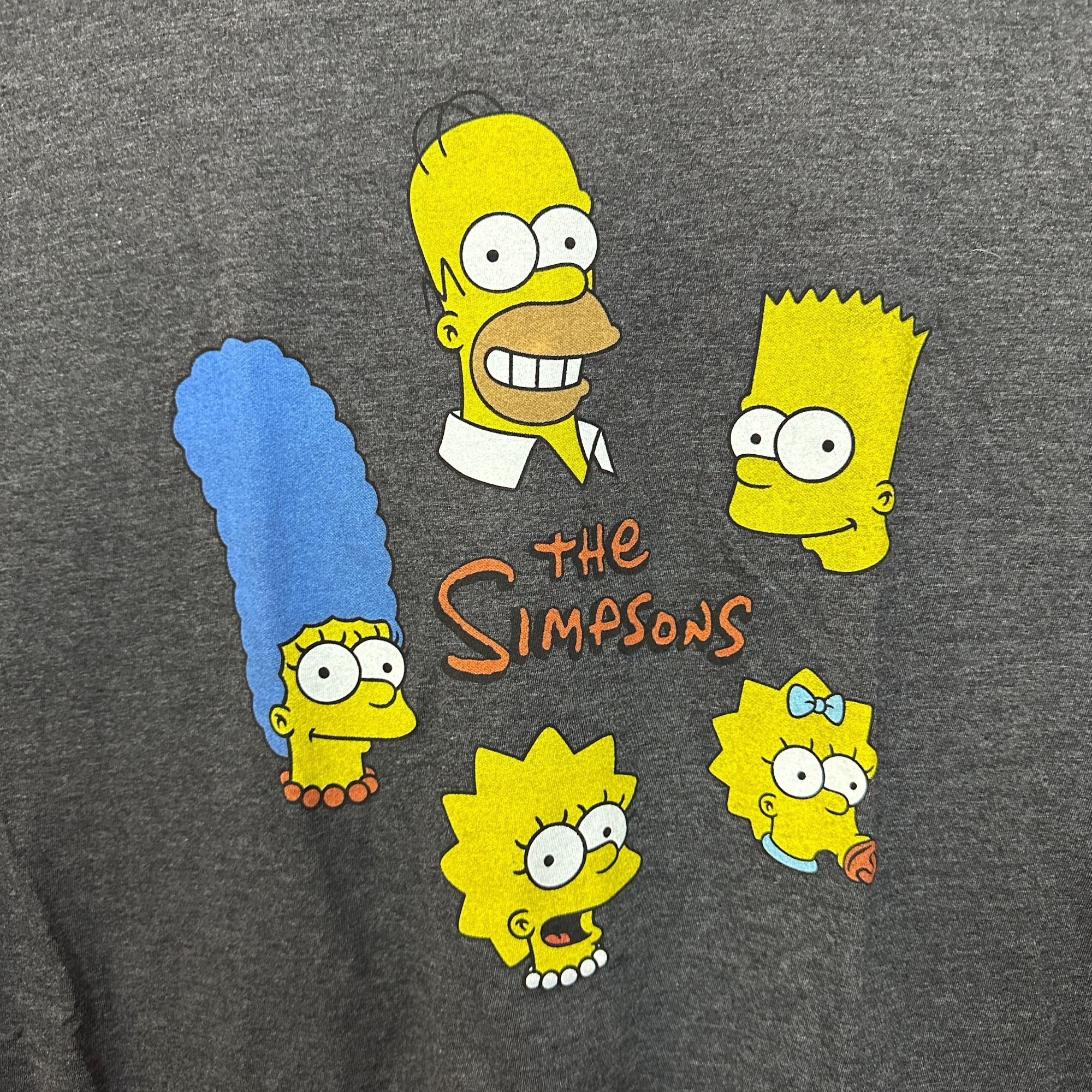 The Simpsons The Simpsons Family Cartoon Heads Animated Series Tee L Size US L / EU 52-54 / 3 - 2 Thumbnail