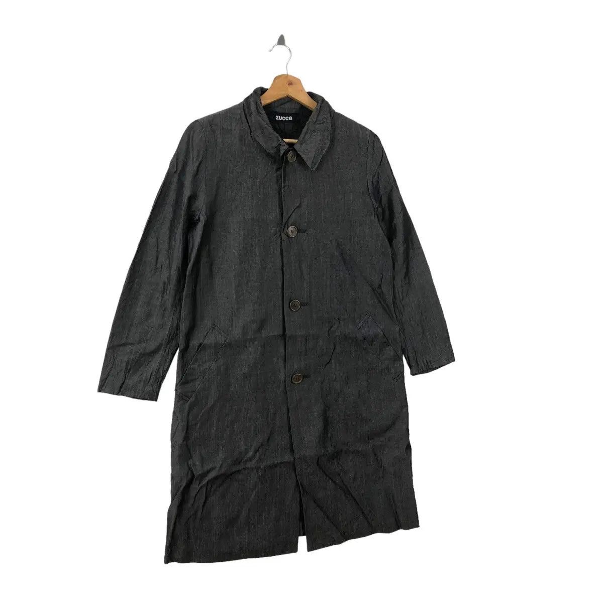 CABANE de ZUCCa Vtg CABANE DE ZUCCA Japan Minimalist Parka Trench Coat Size S / US 4 / IT 40 - 4 Thumbnail